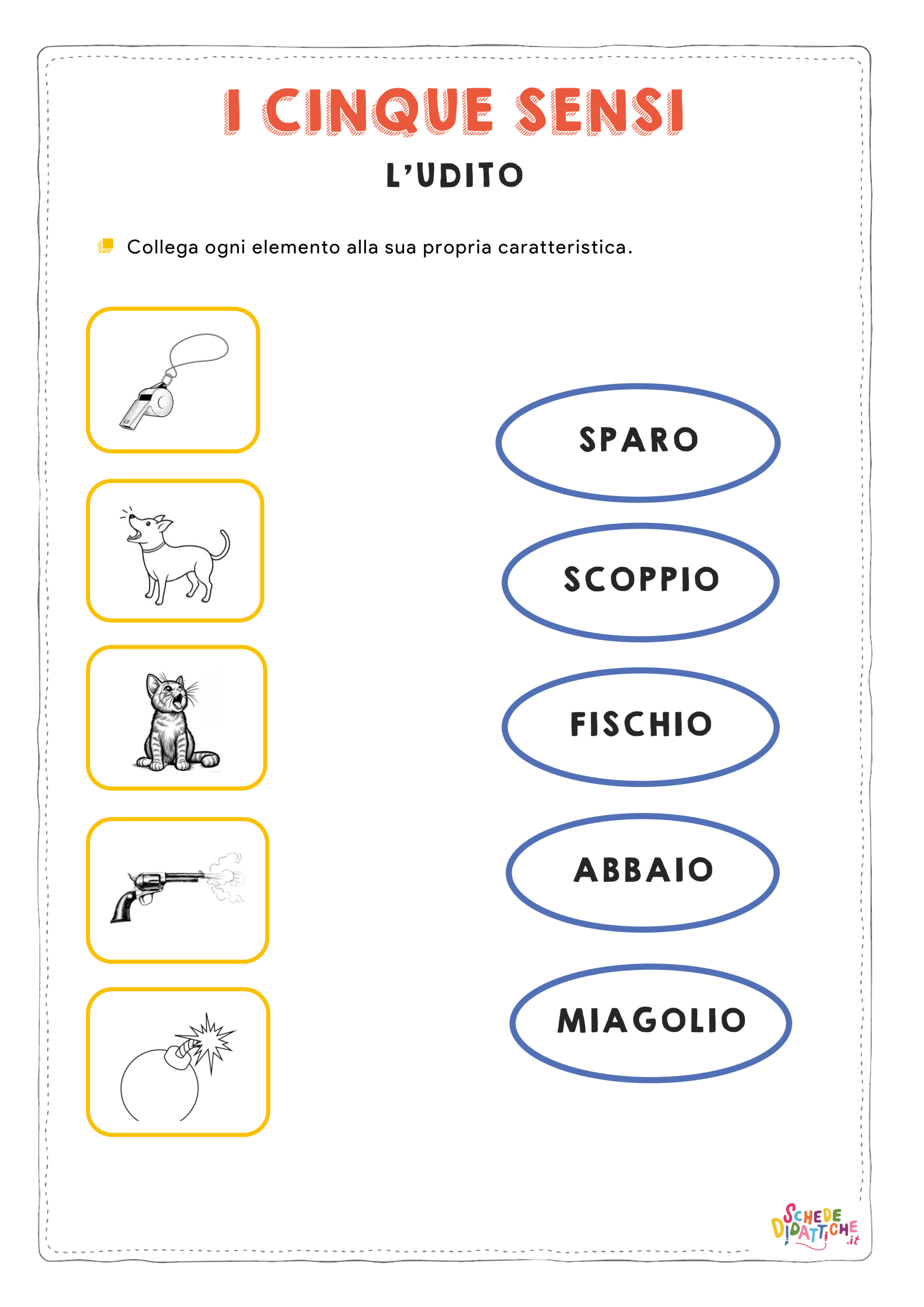 Disegno "I cinque sensi - L'Udito 2" I cinque sensi - L'Udito 2