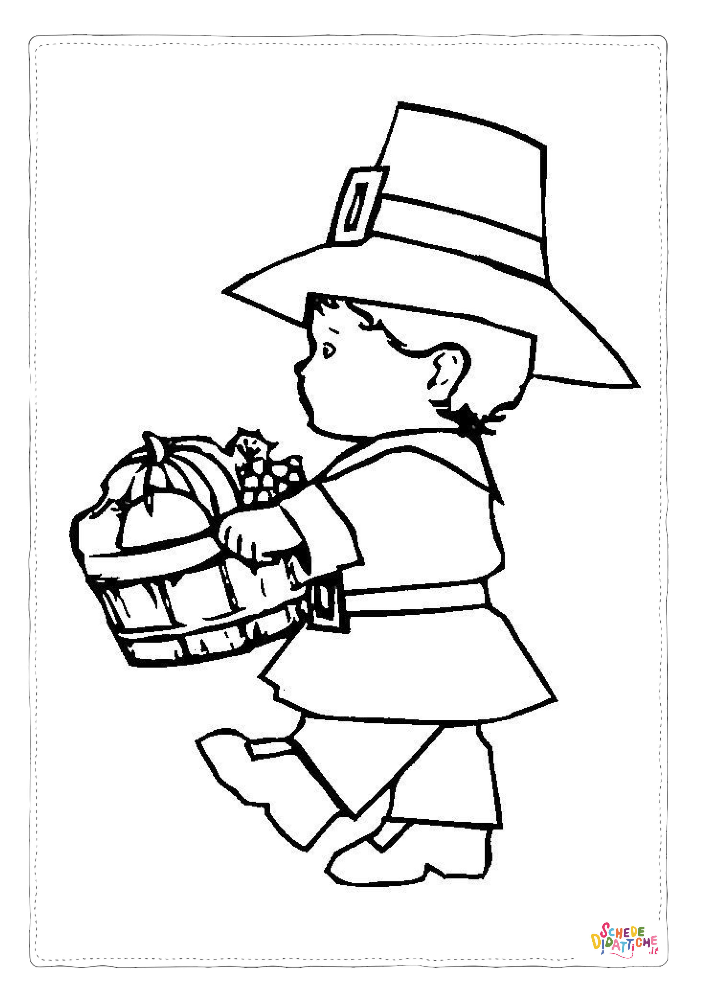 Disegno "Disegno di bambino da stampare e colorare 167" Disegno di bambino da stampare e colorare 167