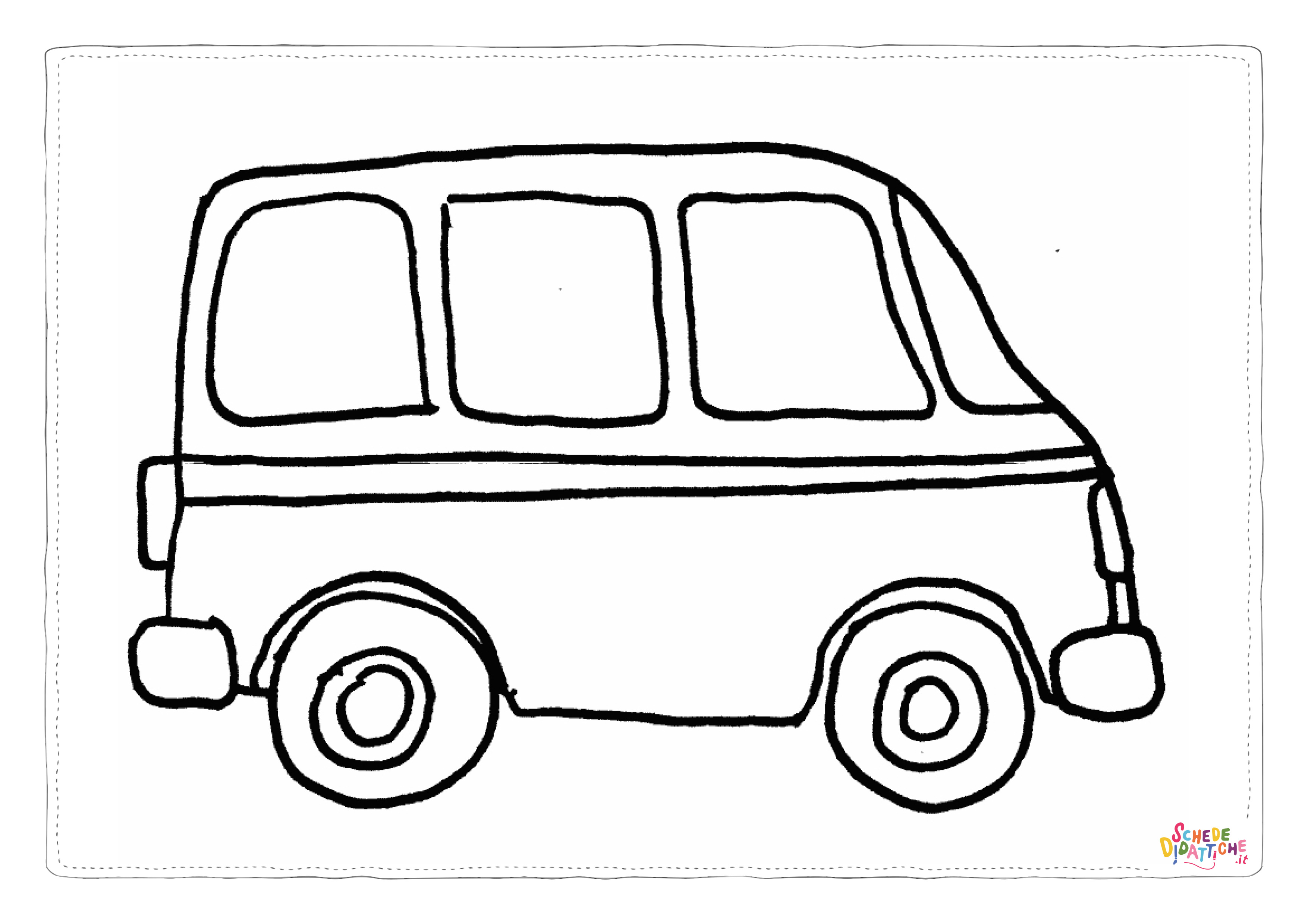 Disegno "Disegno di automobile da stampare e colorare 163" Disegno di automobile da stampare e colorare 163