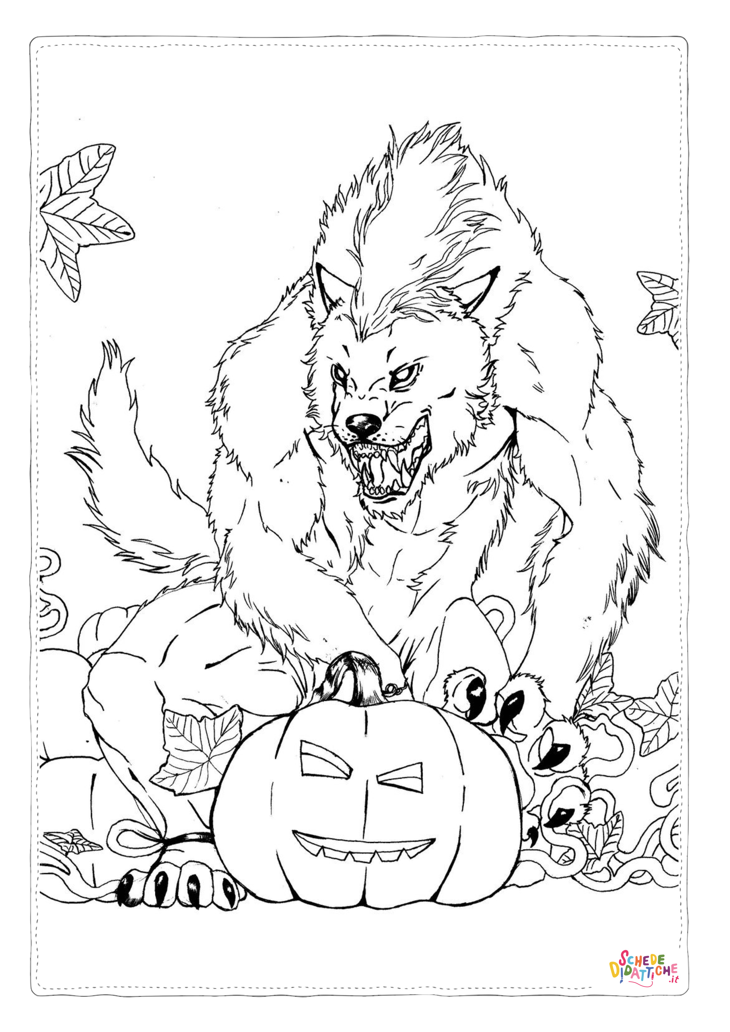 Disegno "Disegno di zucca di Halloween da stampare e colorare 176" Disegno di zucca di Halloween da stampare e colorare 176