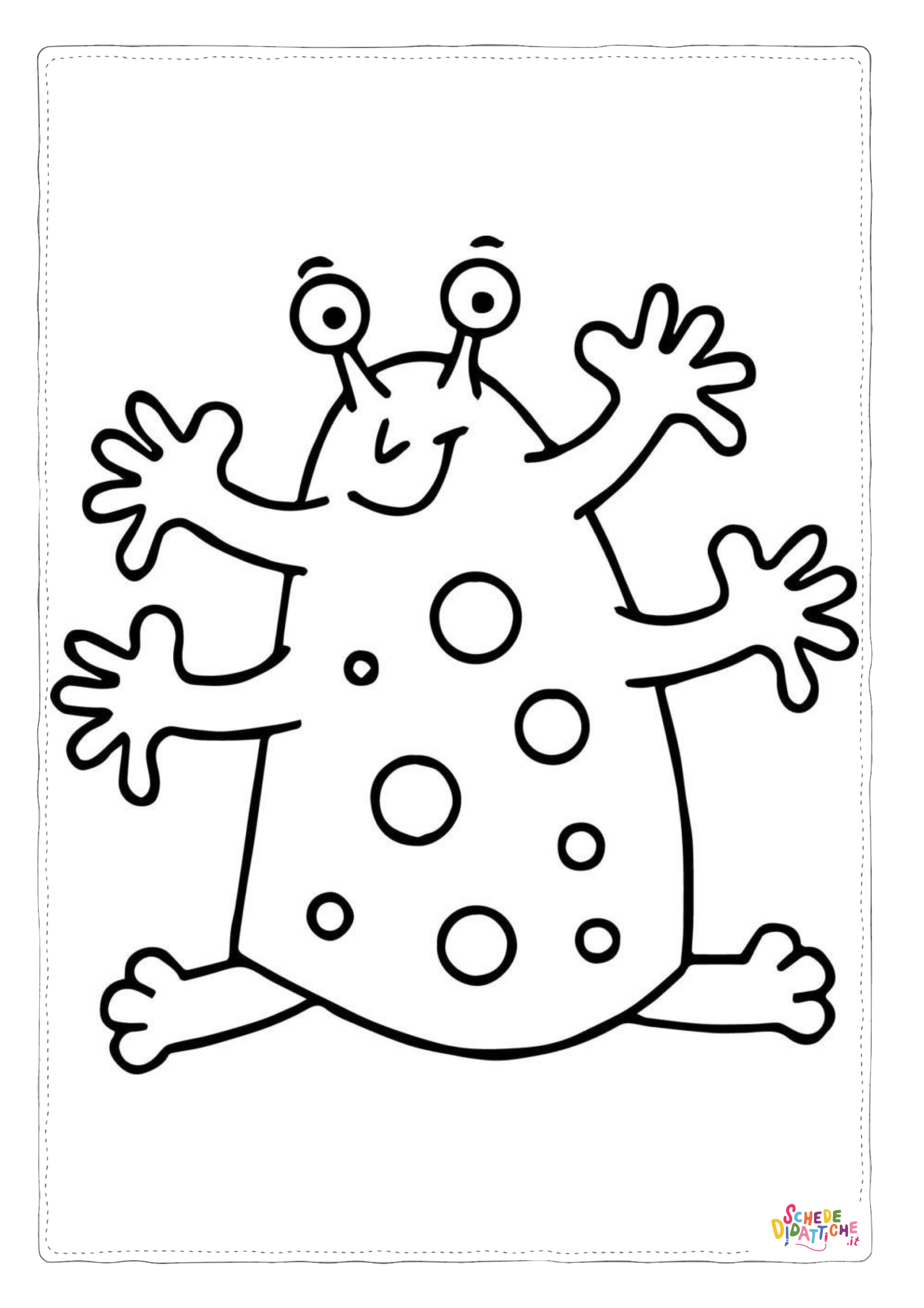 Disegno "Disegno di alieno da stampare e colorare 32" Disegno di alieno da stampare e colorare 32
