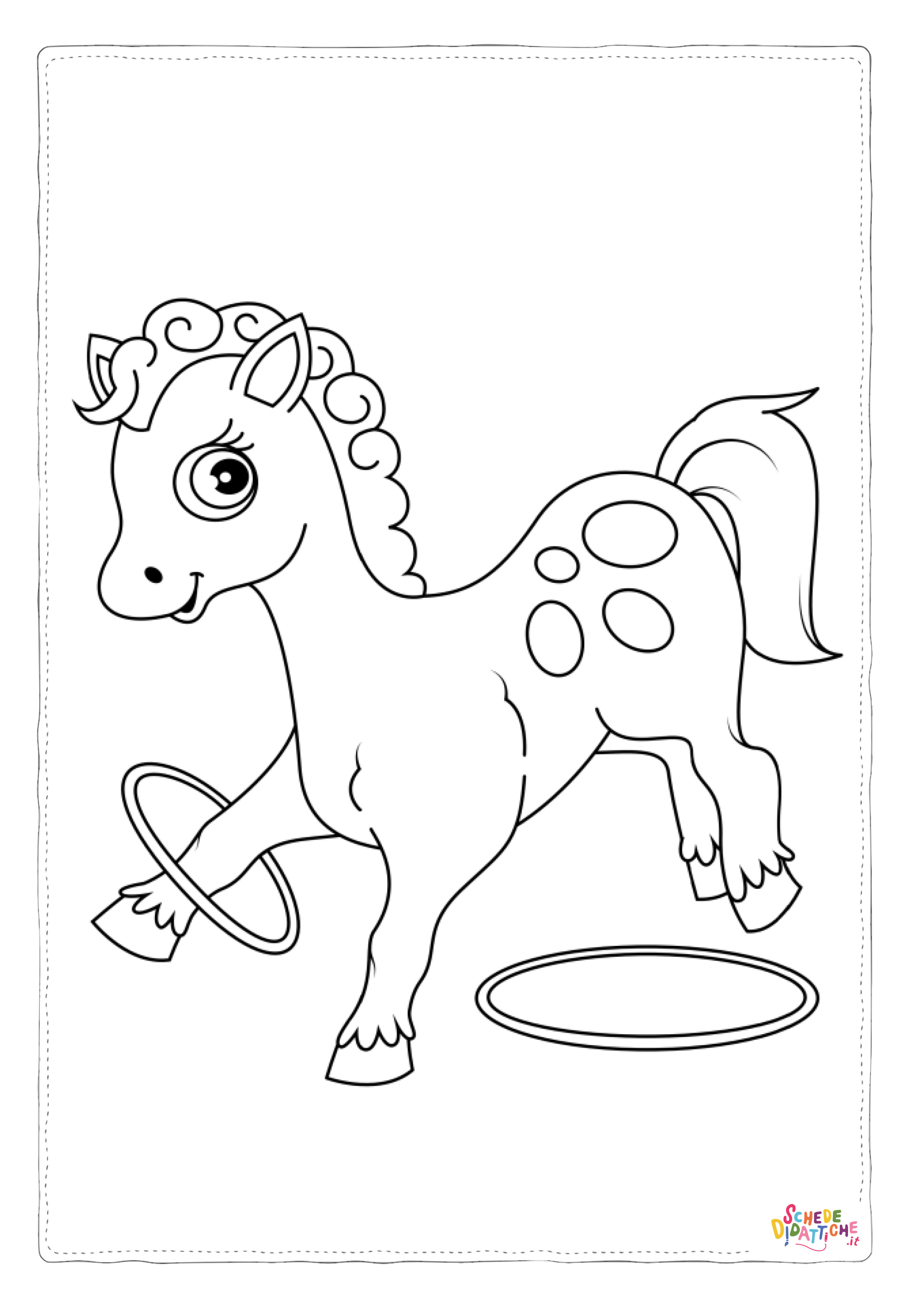 Disegno di circense da stampare e colorare 7