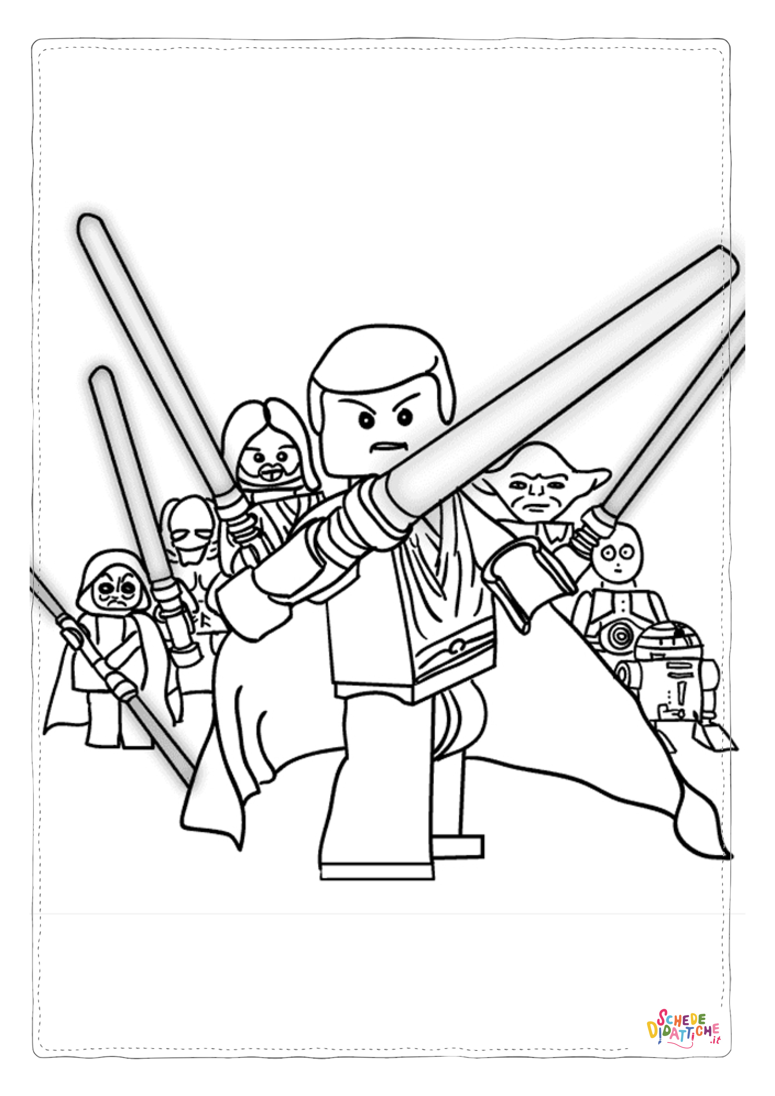Disegno di LEGO Star Wars da stampare e colorare 20