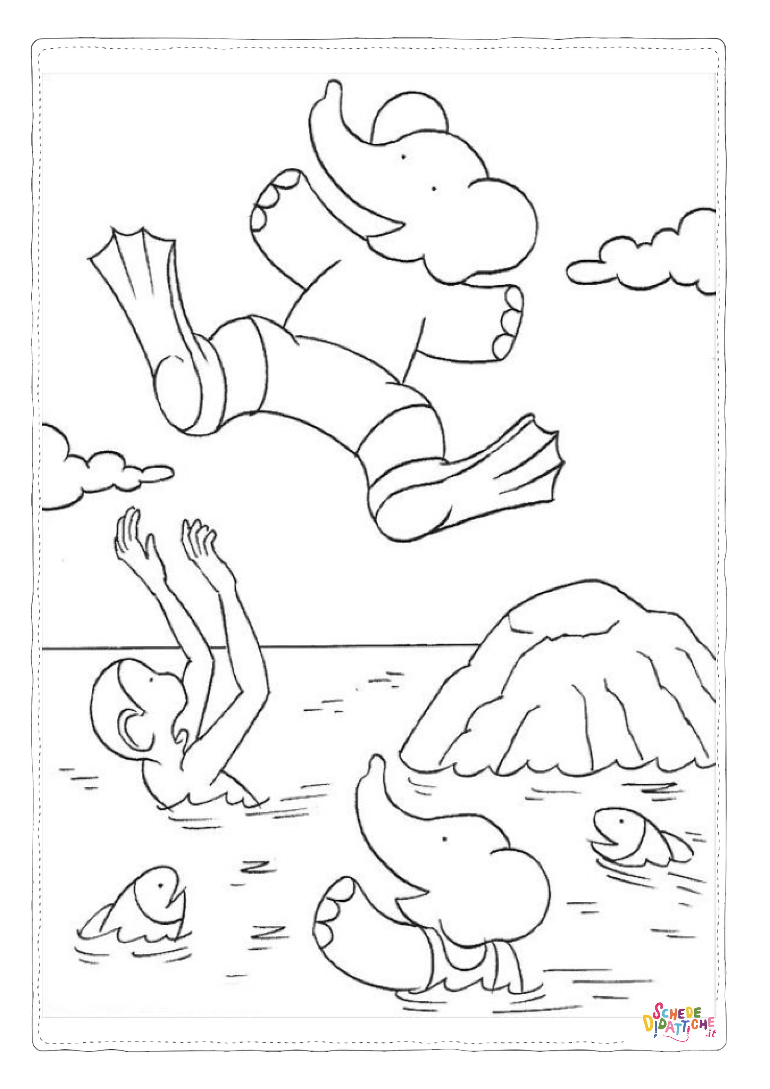 Disegno di Barbapap da stampare e colorare 8