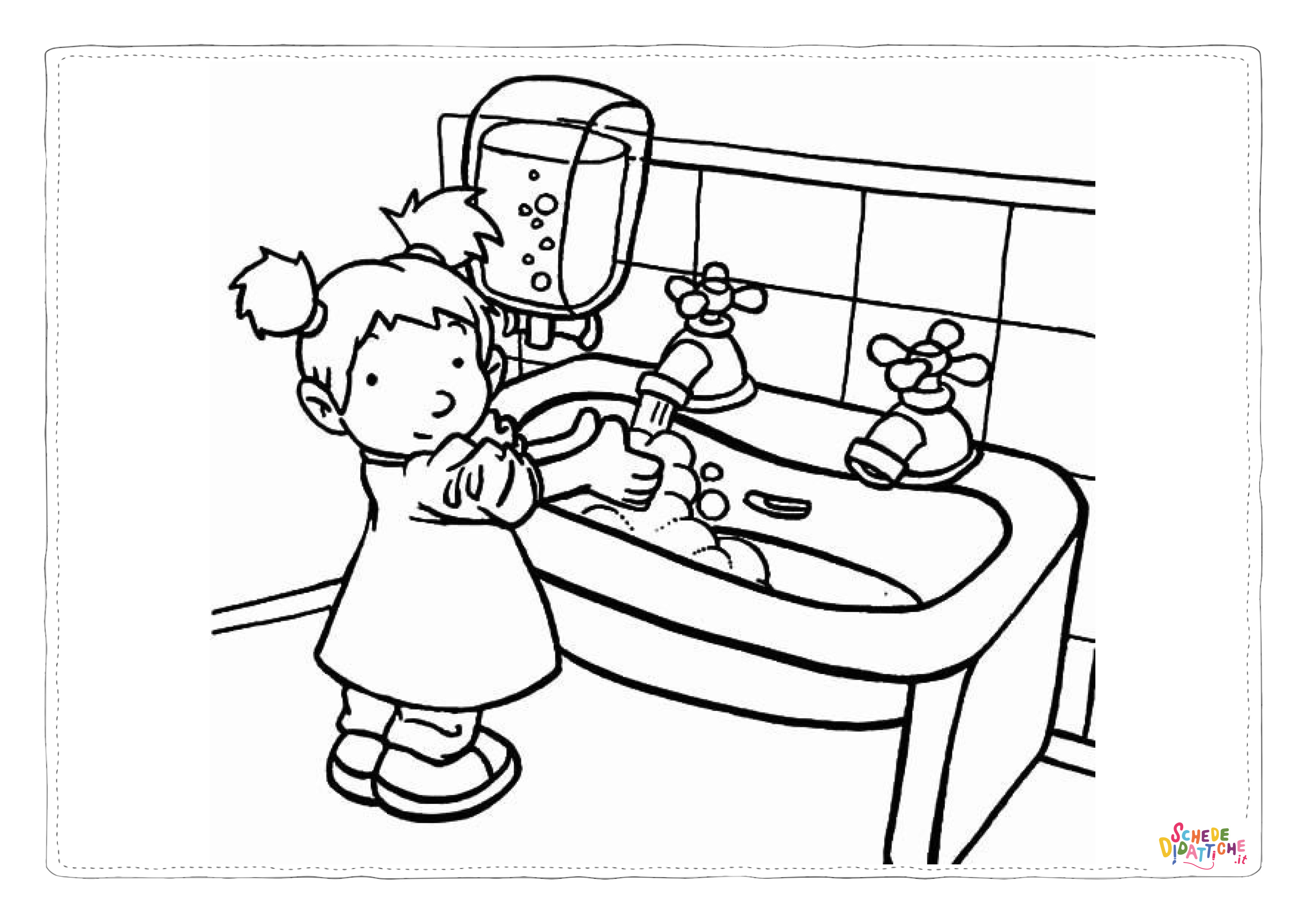 Disegno "Disegno di bambino da stampare e colorare 168" Disegno di bambino da stampare e colorare 168