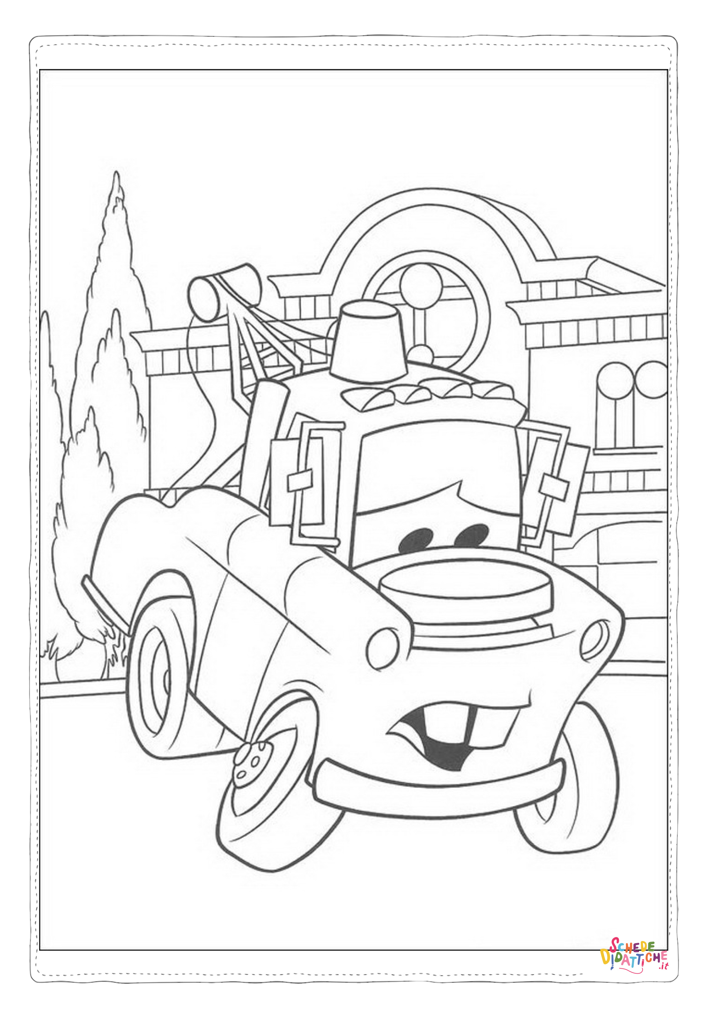Disegno "Disegno di Cars da stampare e colorare 181" Disegno di Cars da stampare e colorare 181