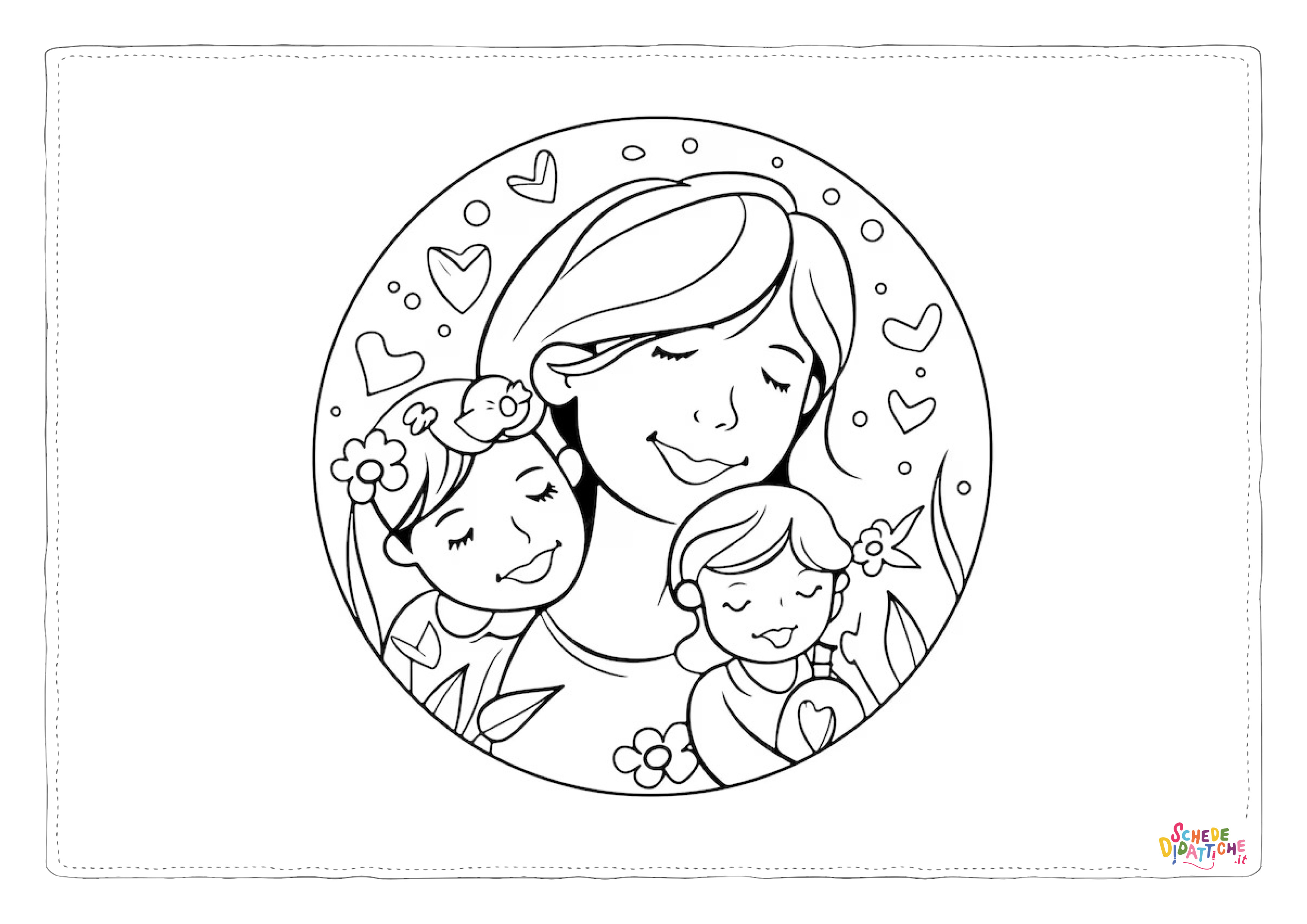 Disegno "Festa della mamma 9" Festa della mamma 9