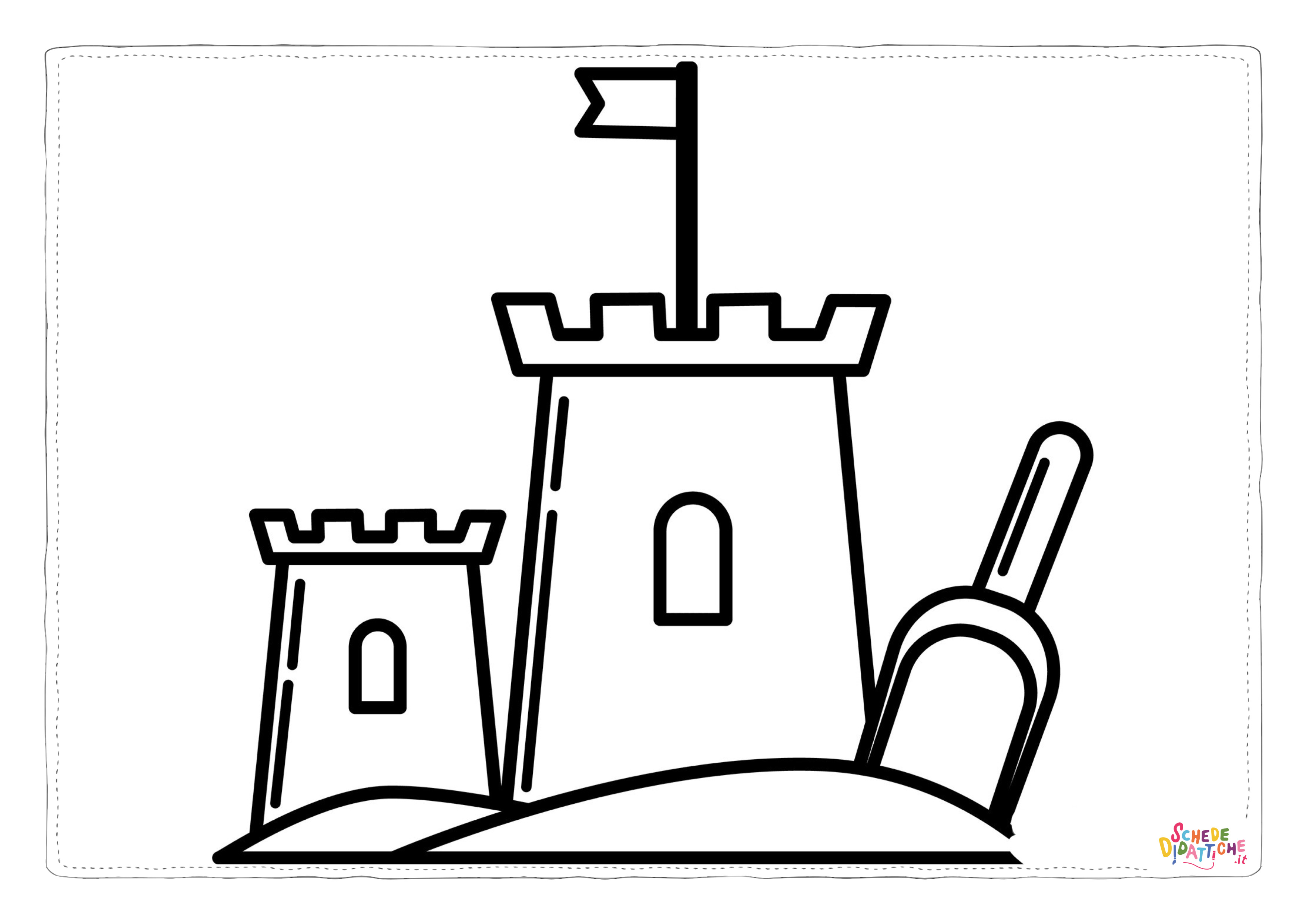 Disegno "Castelli di sapbbia in spiaggia 29" Castelli di sapbbia in spiaggia 29