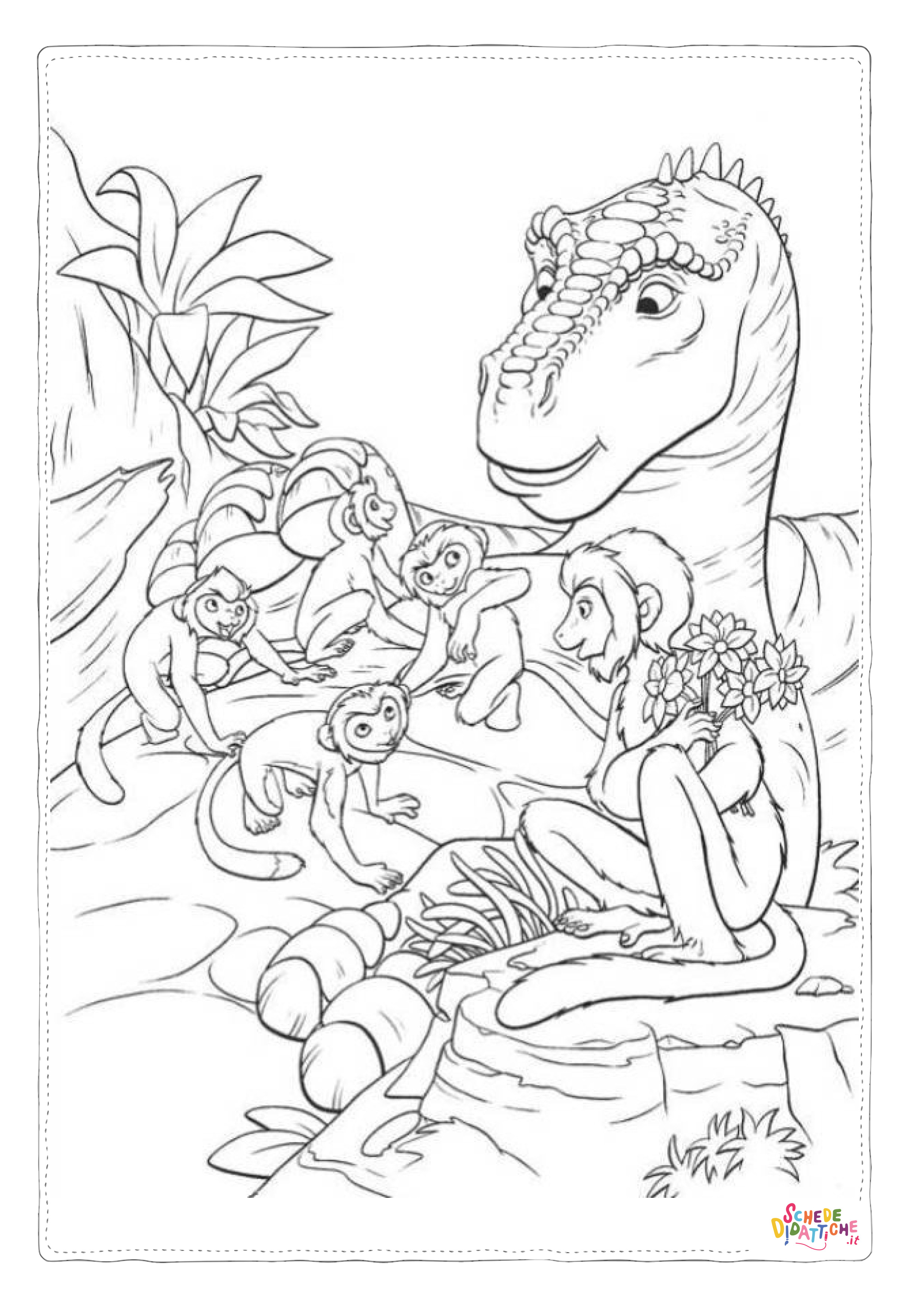 Disegno di Dinosauri - Il film da stampare e colorare 18