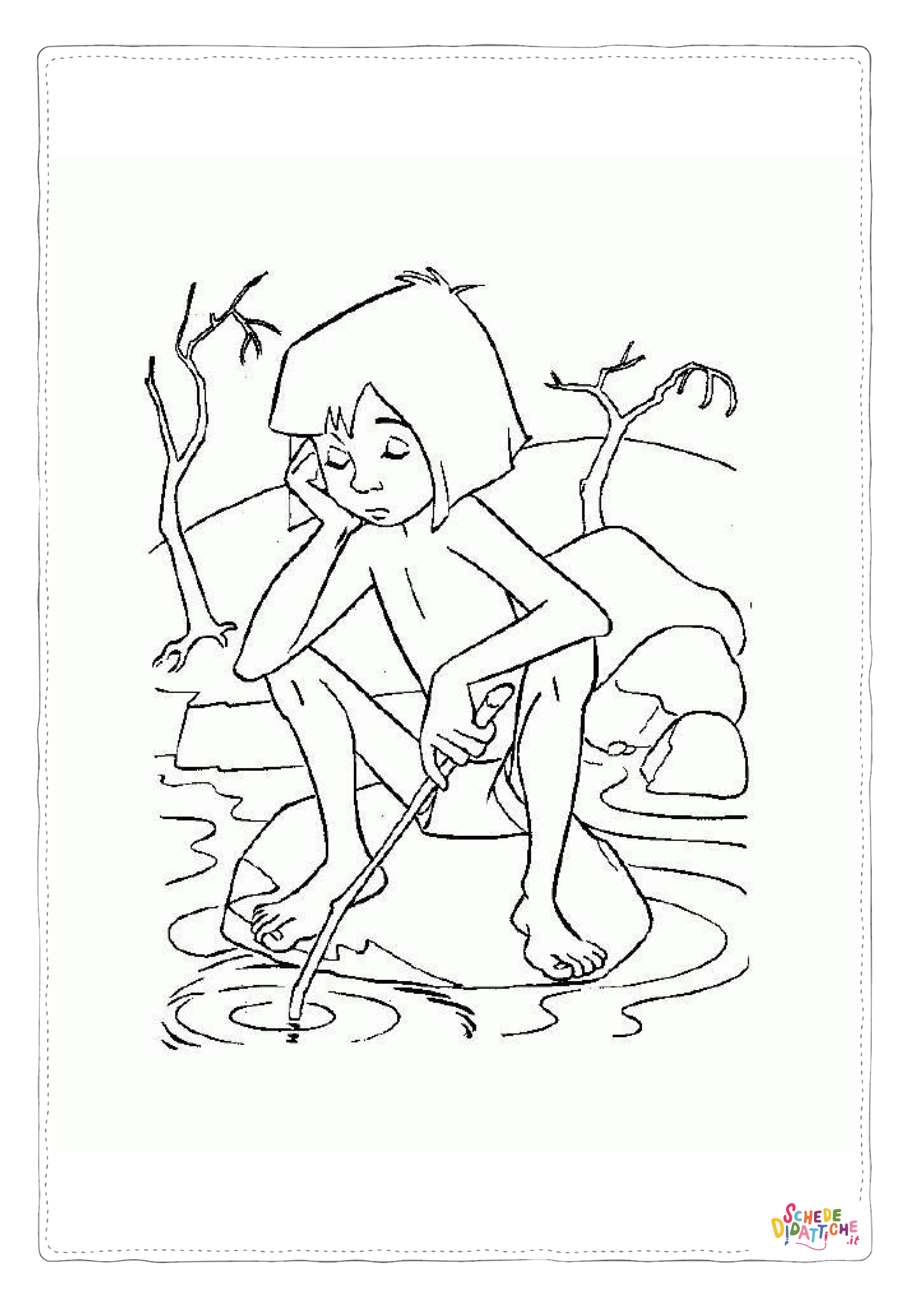 Disegno "Disegno di Il libro della giungla da stampare e colorare 94" Disegno di Il libro della giungla da stampare e colorare 94