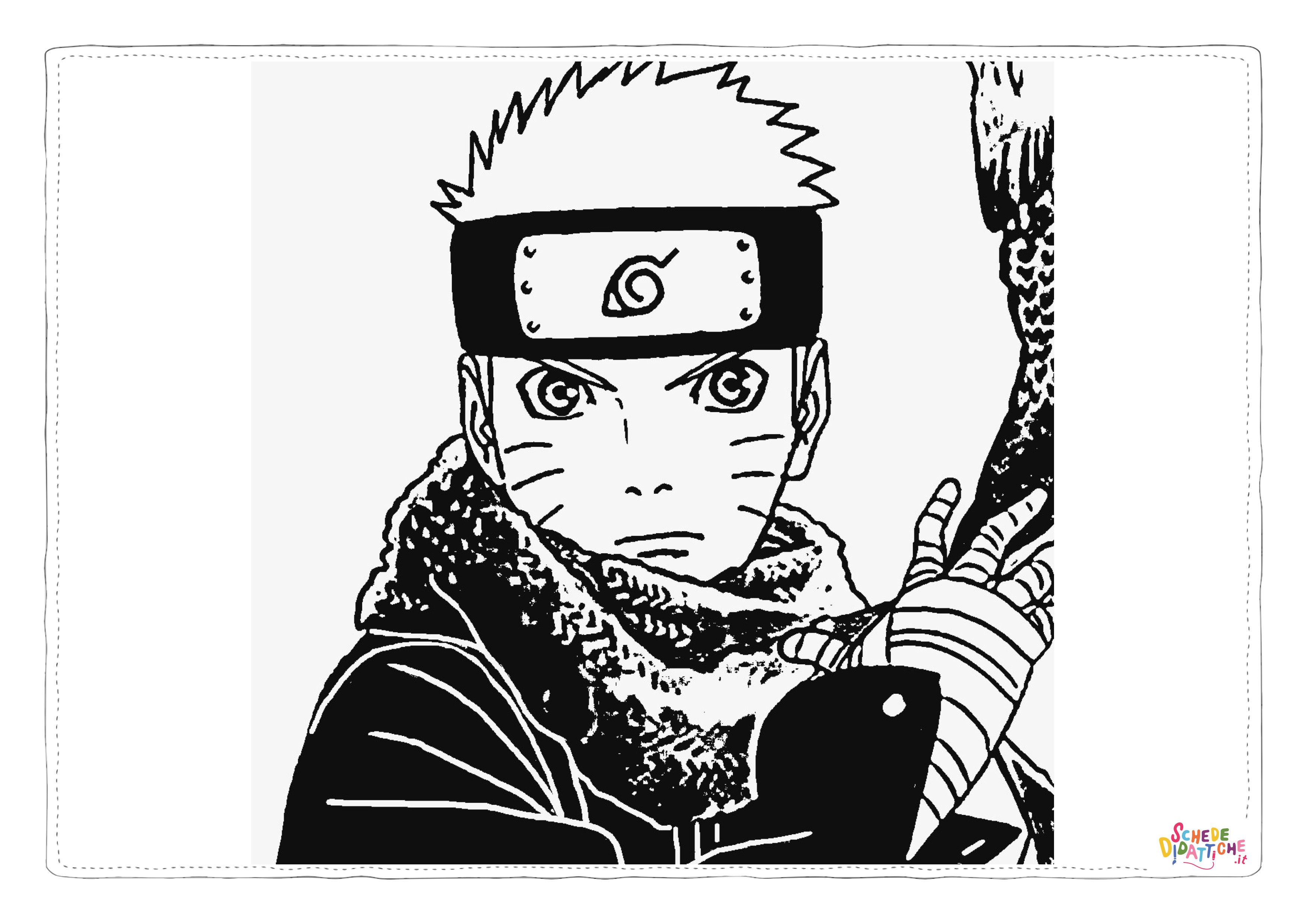 Disegno di Naruto da stampare e colorare 34