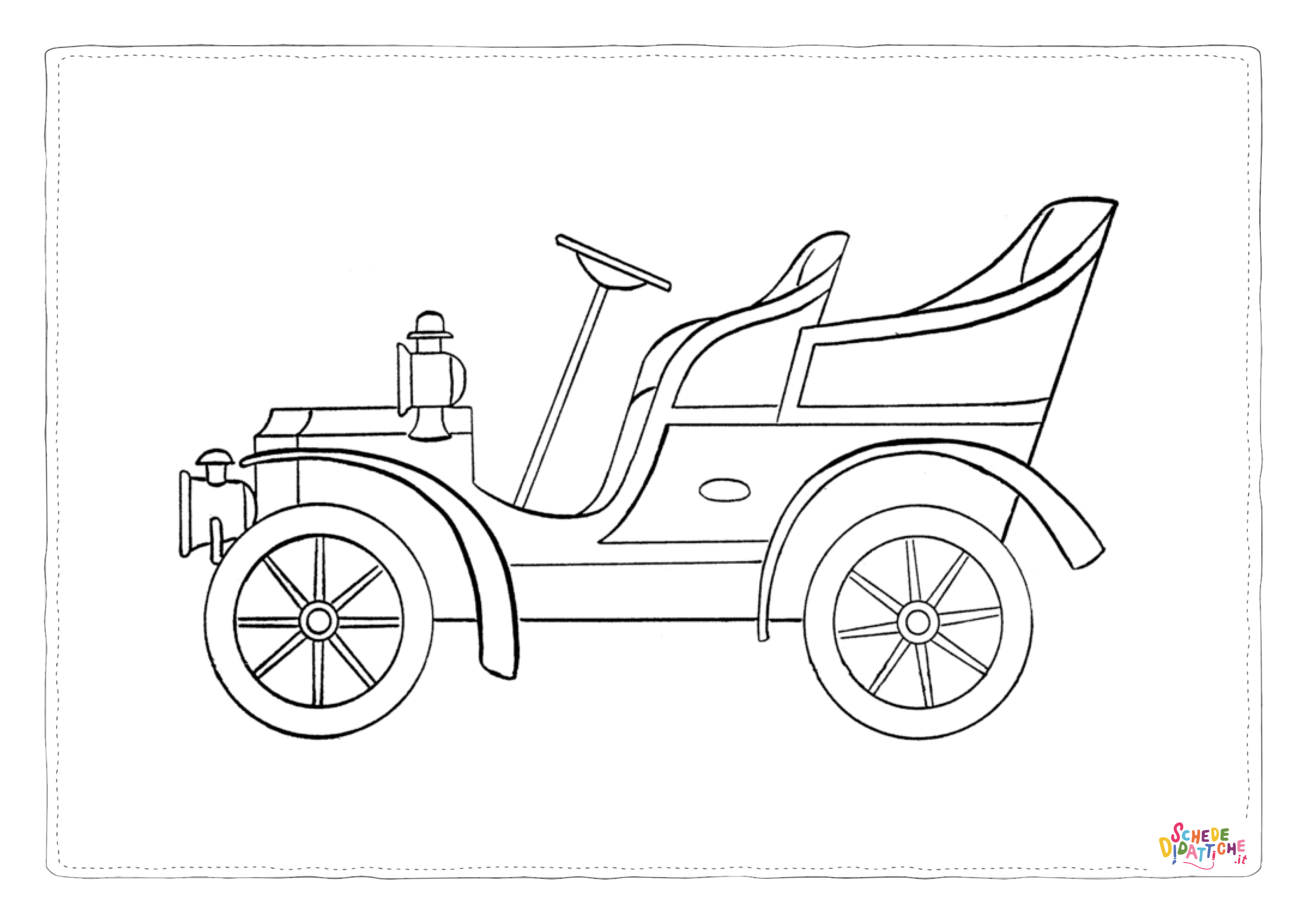 Disegno "Disegno di automobile da stampare e colorare 148" Disegno di automobile da stampare e colorare 148