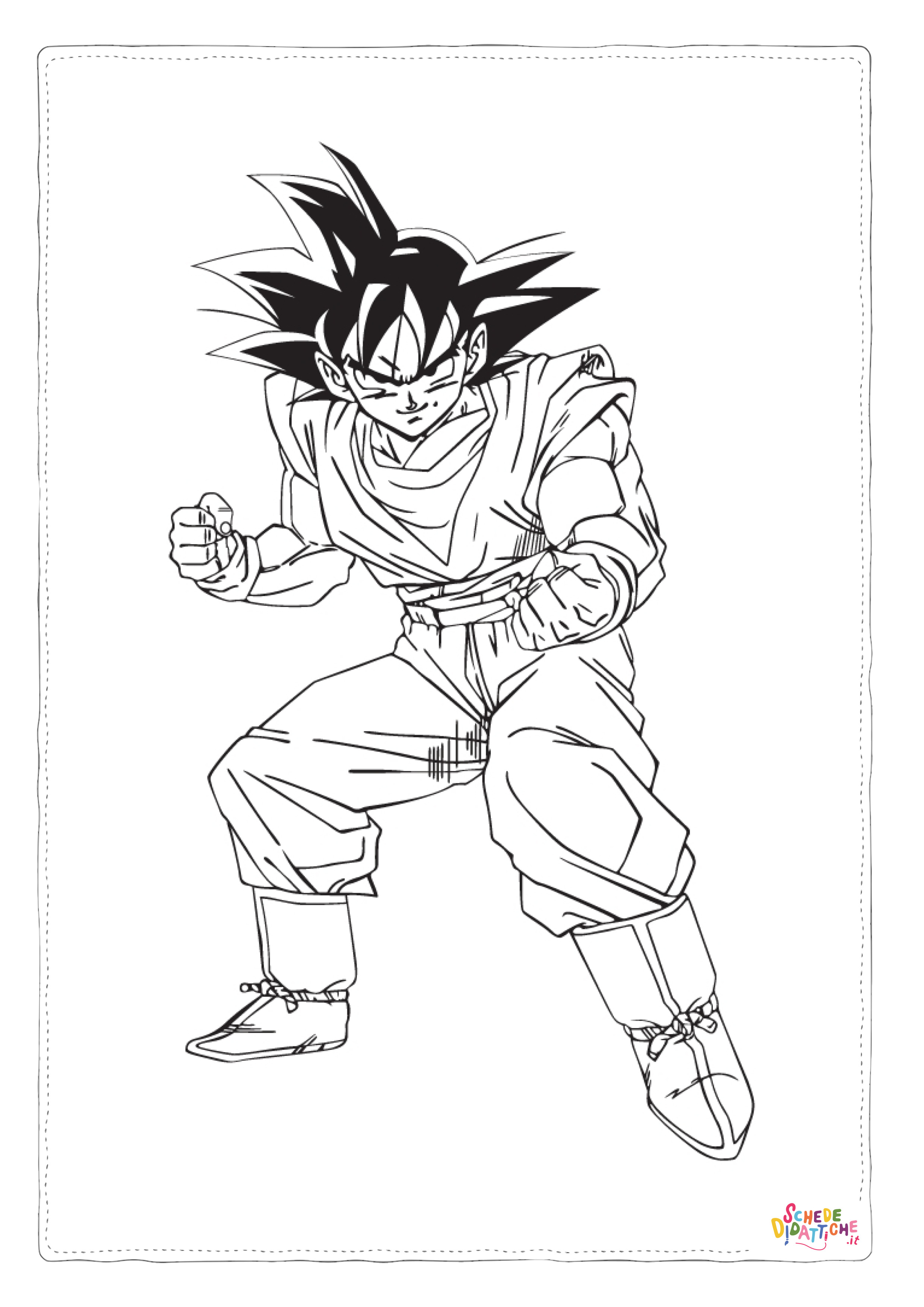 Disegno di Dragon Ball da stampare e colorare 34