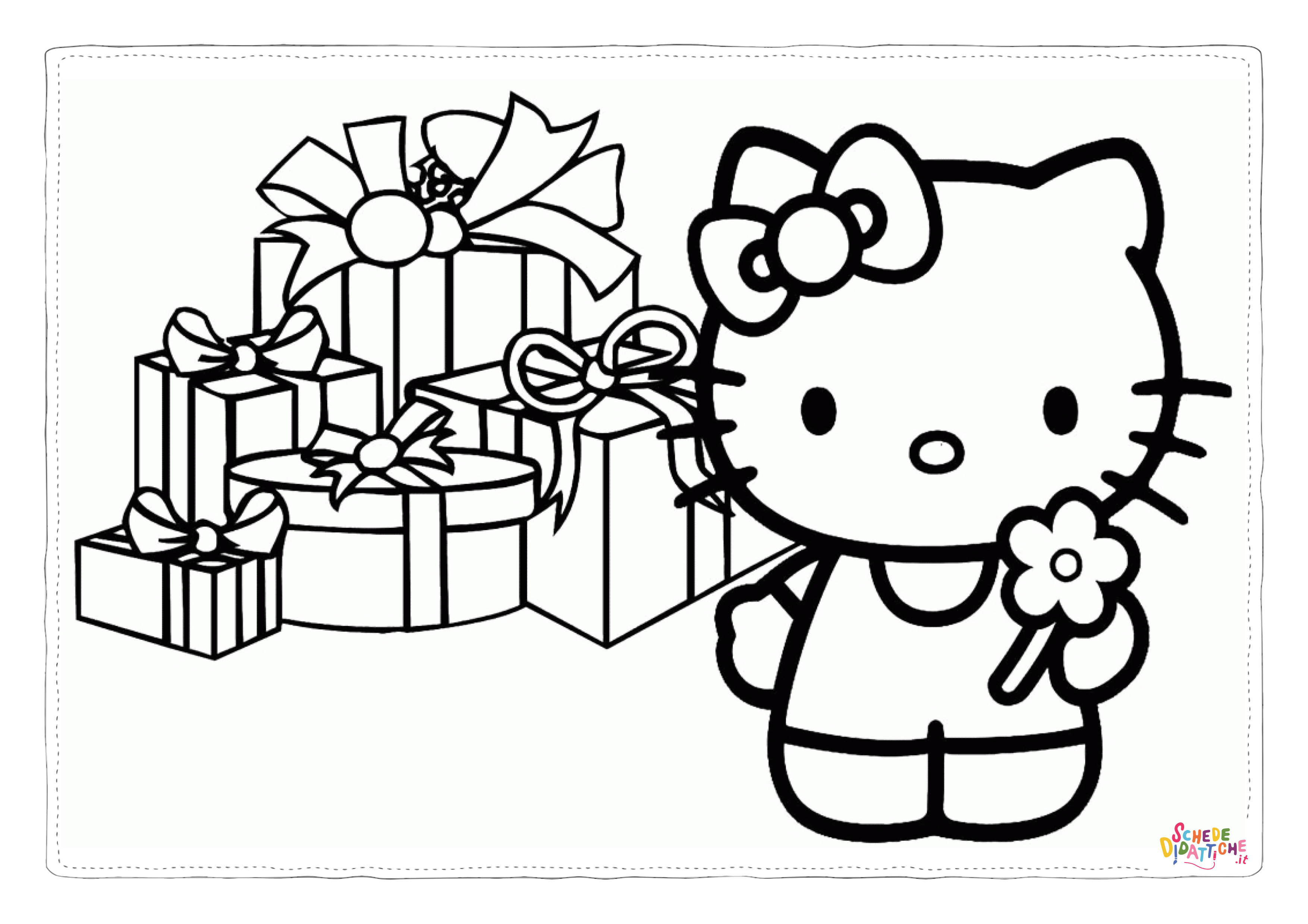 Disegno "Disegno di Hello Kitty da stampare e colorare 30" Disegno di Hello Kitty da stampare e colorare 30