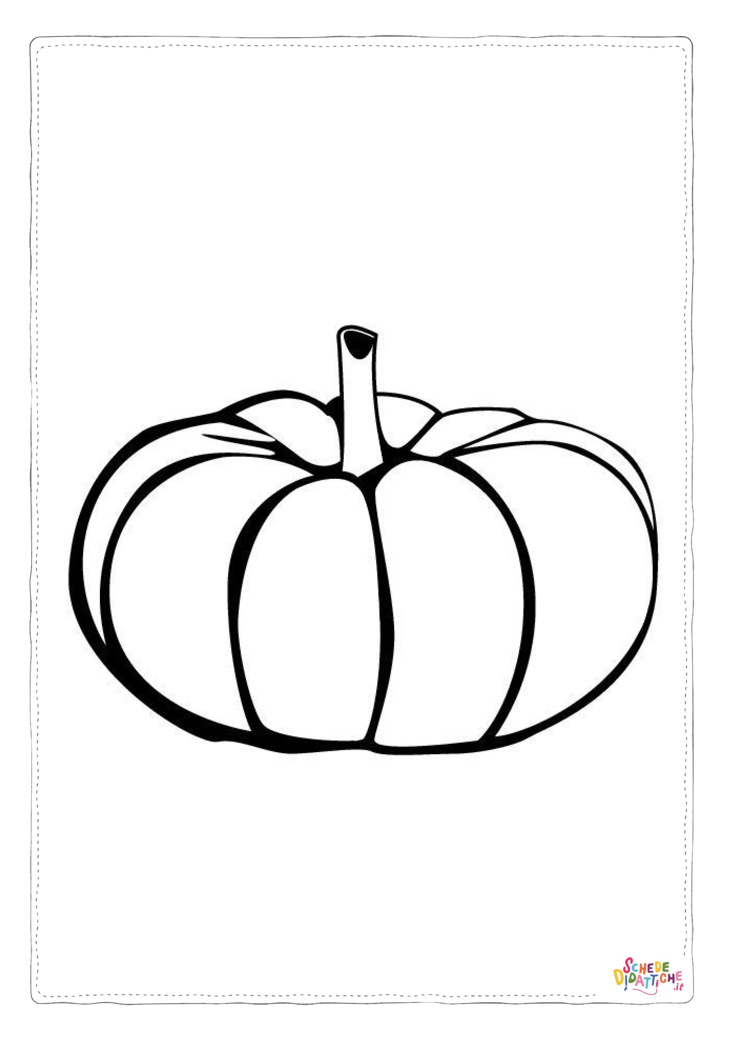 Disegno "Disegno di zucca da stampare e colorare 37" Disegno di zucca da stampare e colorare 37