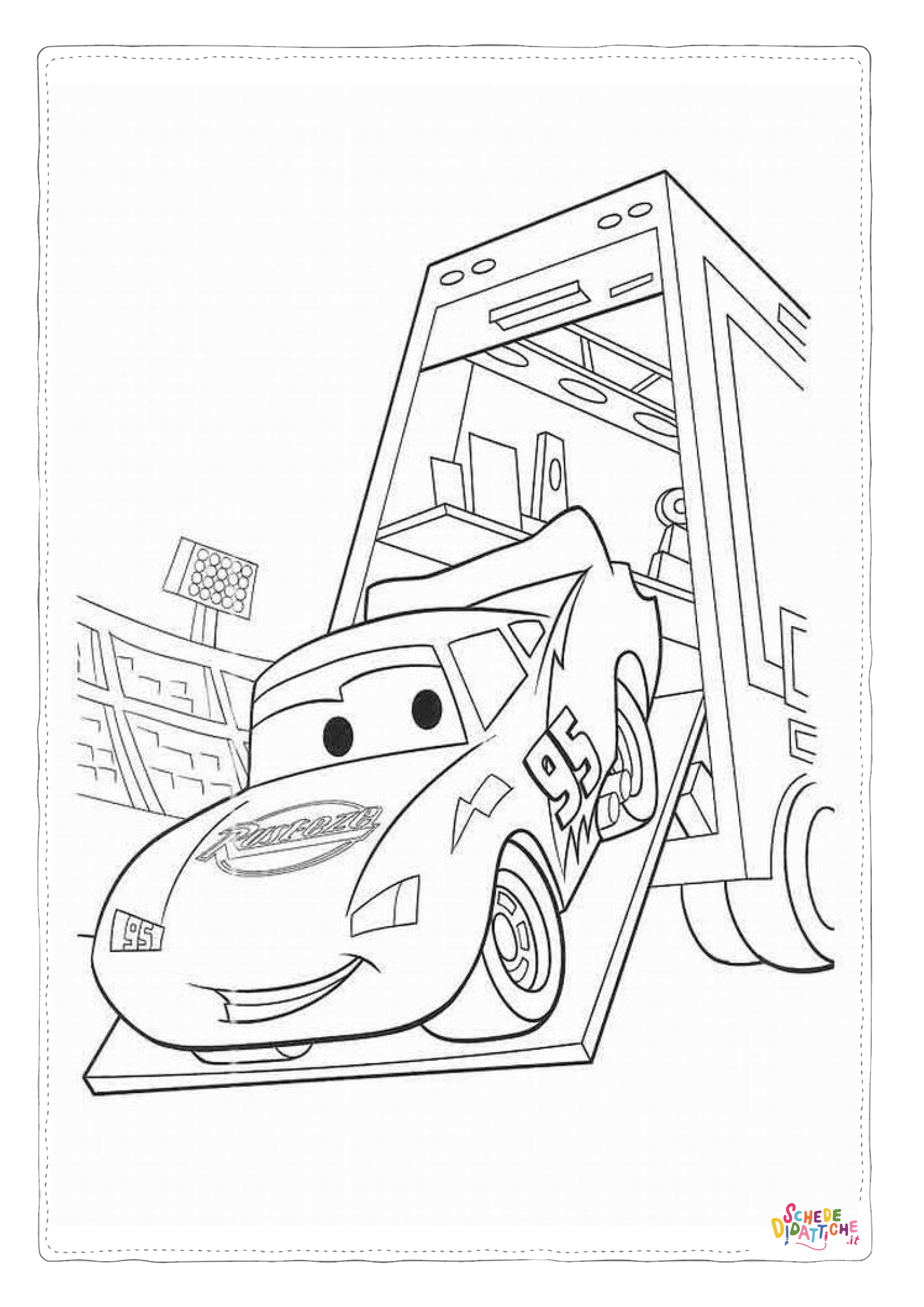 Disegno "Disegno di Cars da stampare e colorare 104" Disegno di Cars da stampare e colorare 104