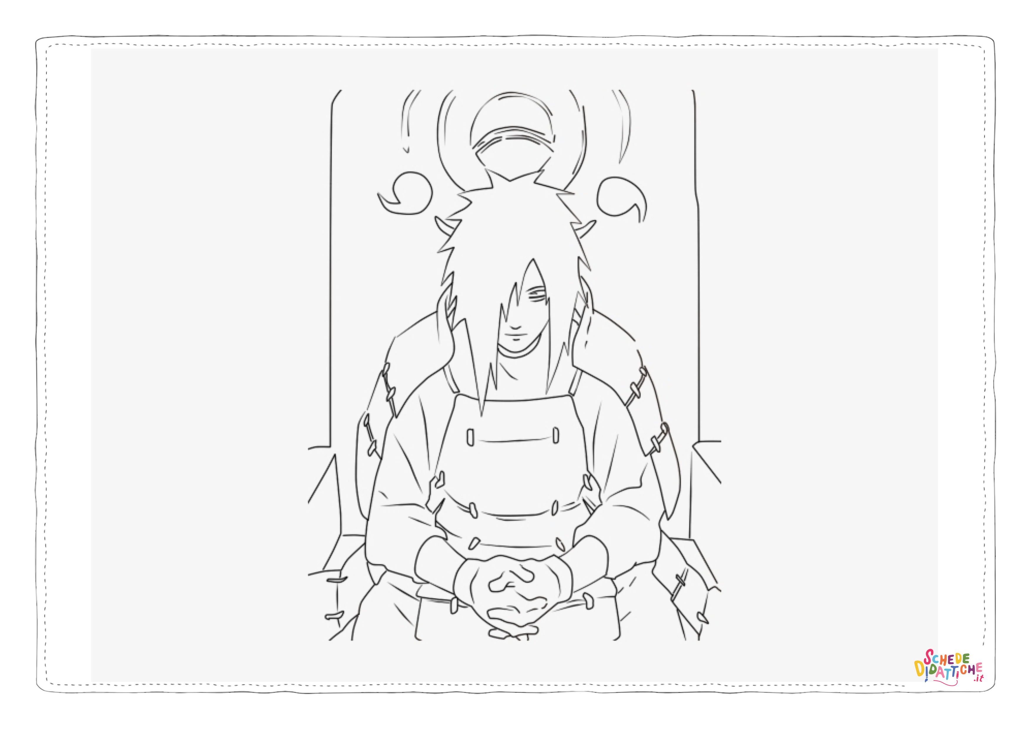 Disegno di Naruto da stampare e colorare 24