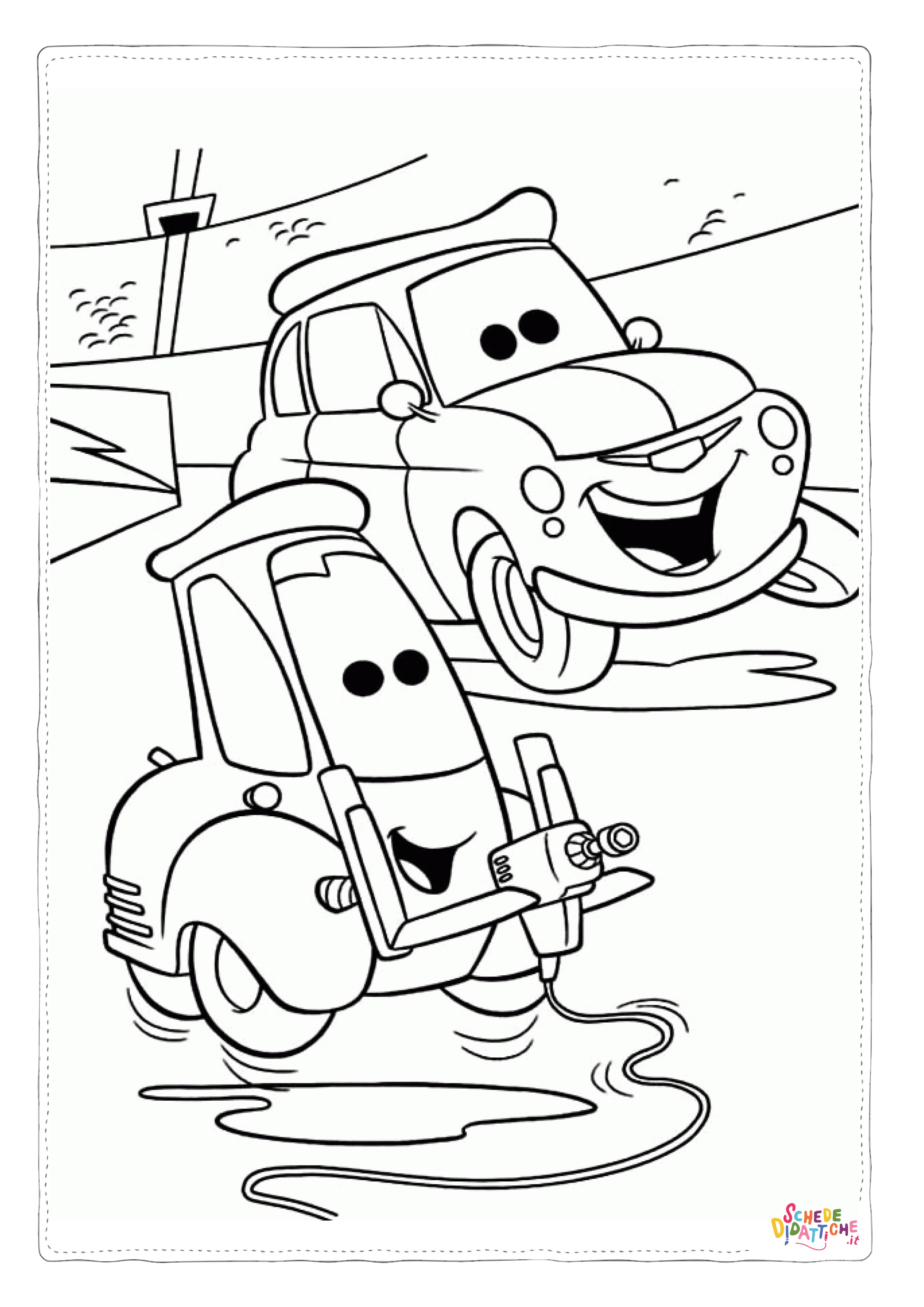 Disegno "Disegno di Cars da stampare e colorare 209" Disegno di Cars da stampare e colorare 209