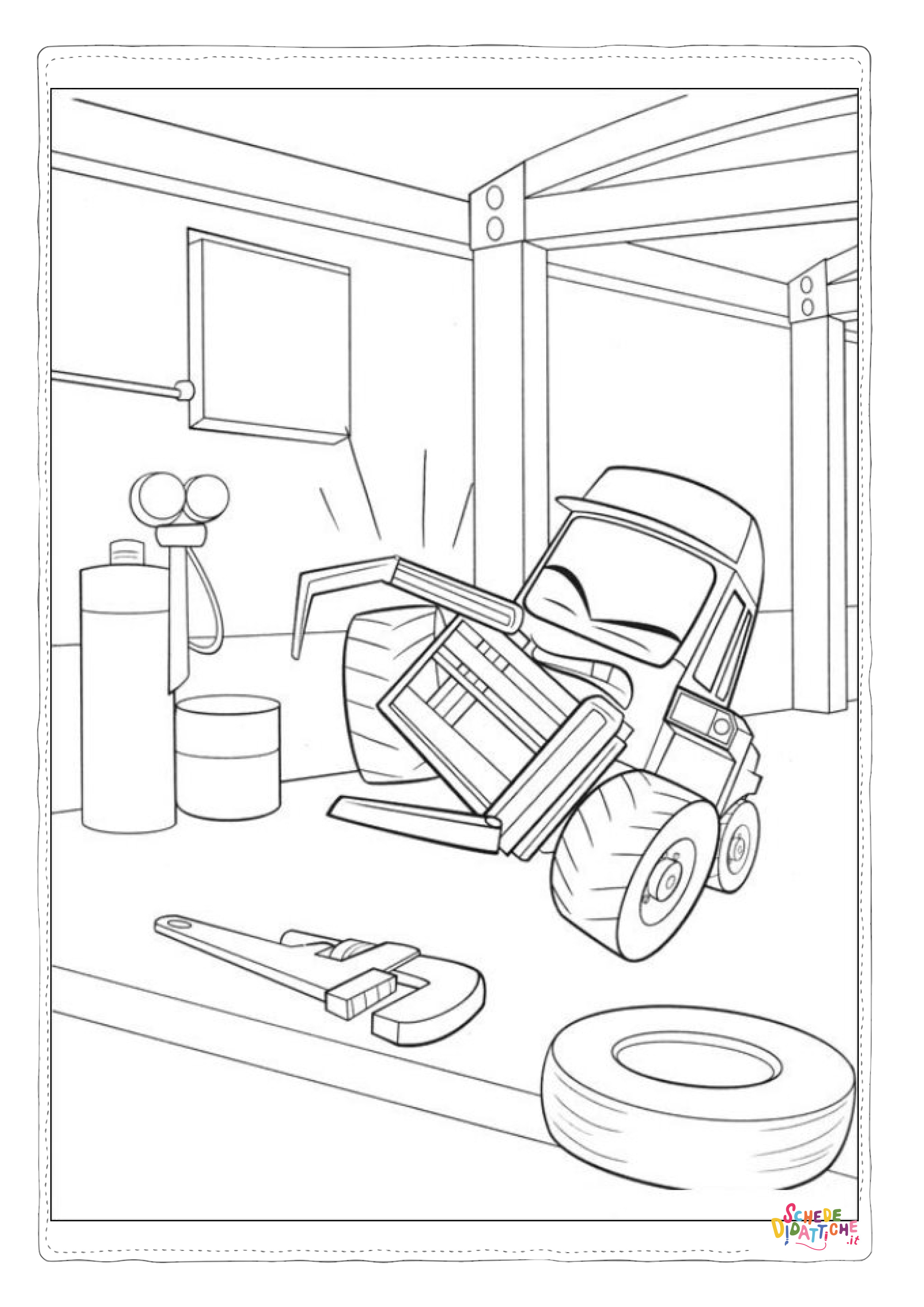Disegno "Disegno di Cars da stampare e colorare 281" Disegno di Cars da stampare e colorare 281
