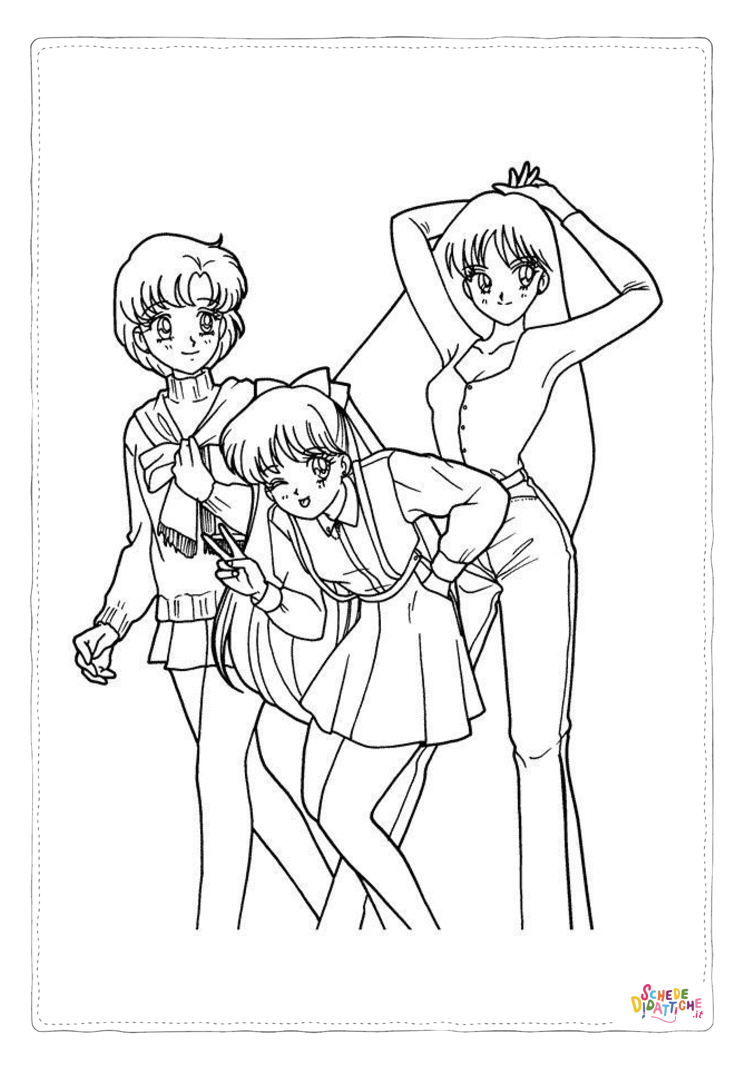 Disegno di Sailor Moon da stampare e colorare 46