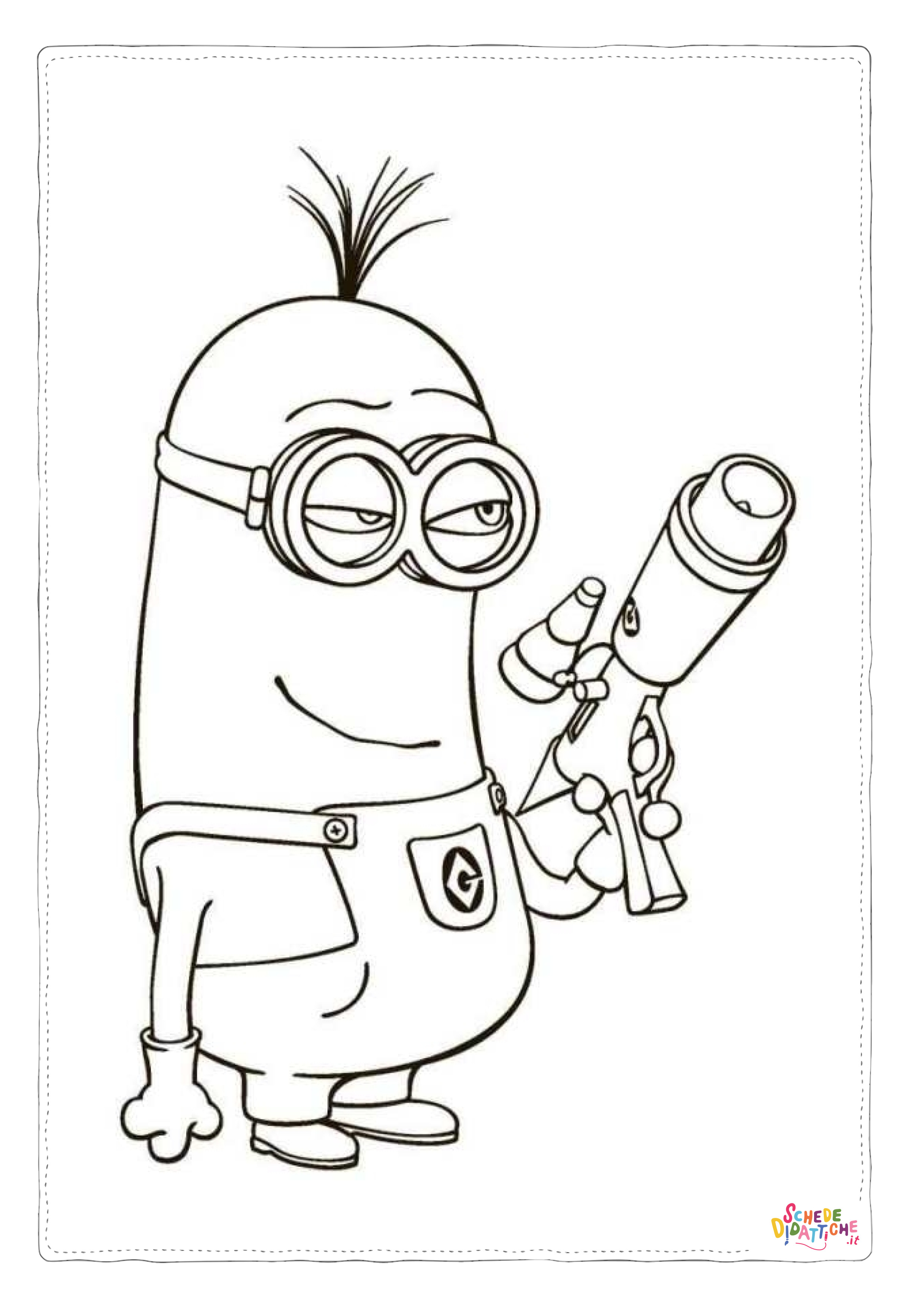 Disegno "Disegno di Cattivissimo me - Minions da stampare e colorare 41" Disegno di Cattivissimo me - Minions da stampare e colorare 41
