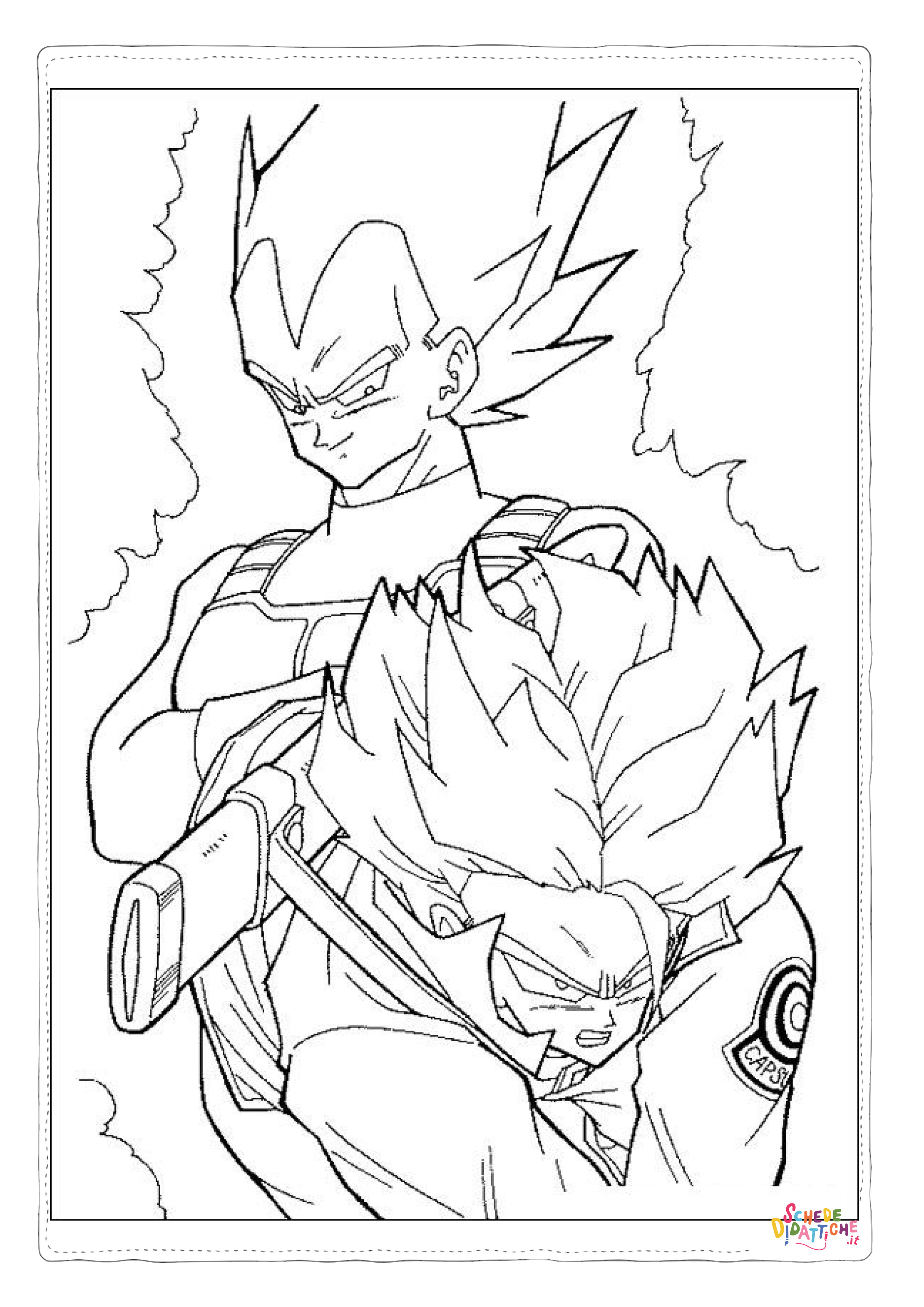 Disegno "Disegno di Dragon Ball da stampare e colorare 75" Disegno di Dragon Ball da stampare e colorare 75