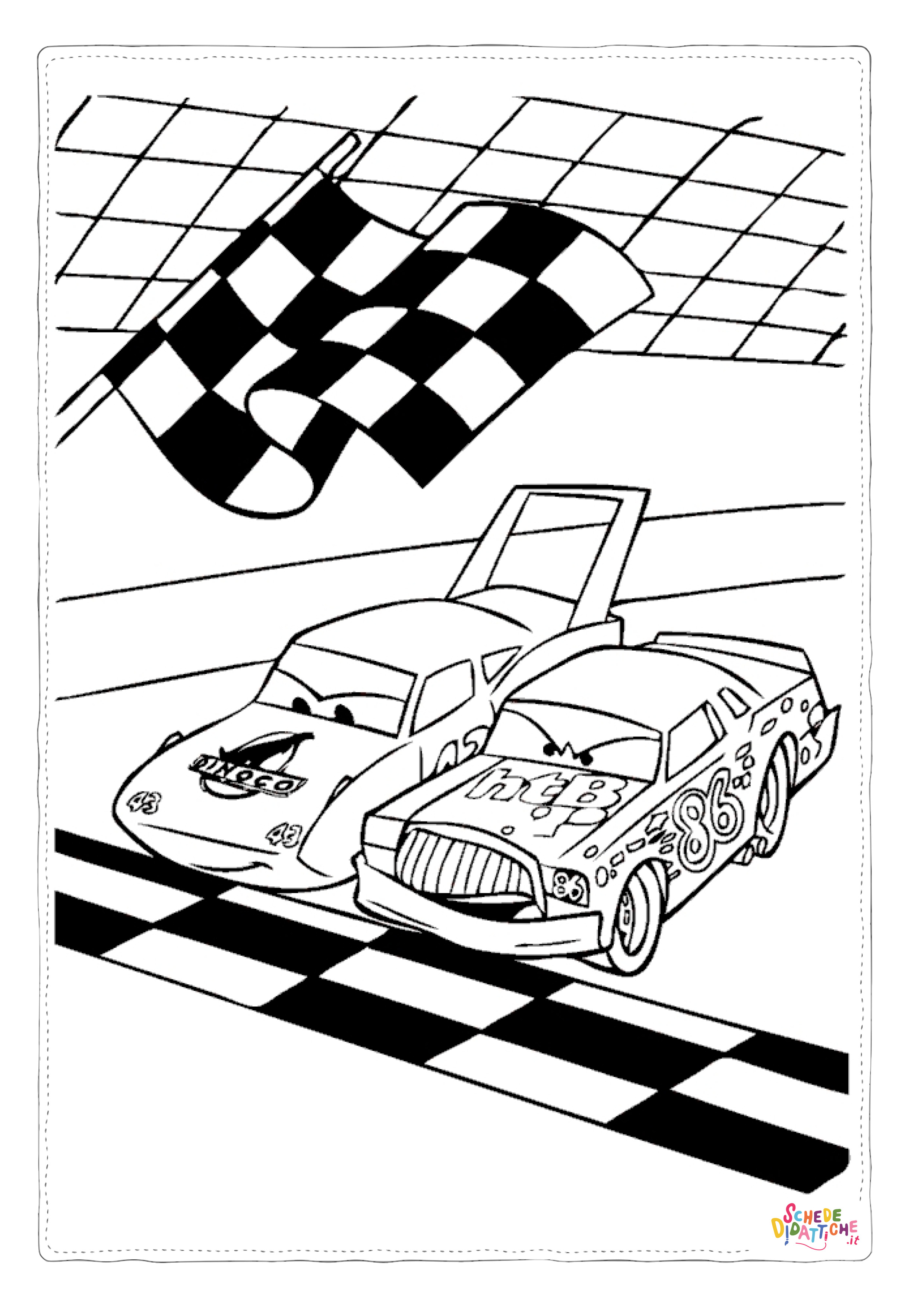 Disegno "Disegno di Cars da stampare e colorare 215" Disegno di Cars da stampare e colorare 215
