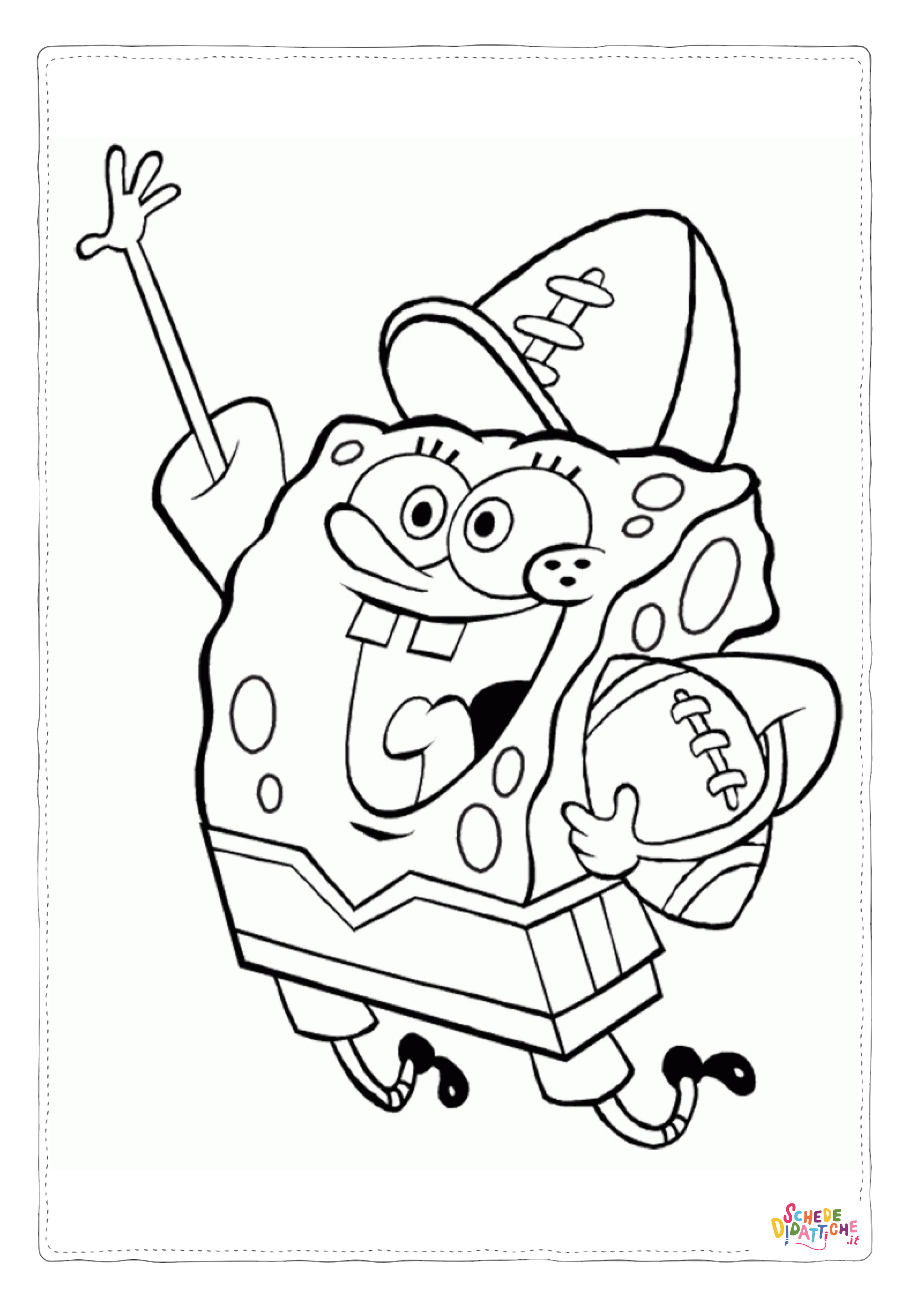 Disegno di Spongebob da stampare e colorare 54