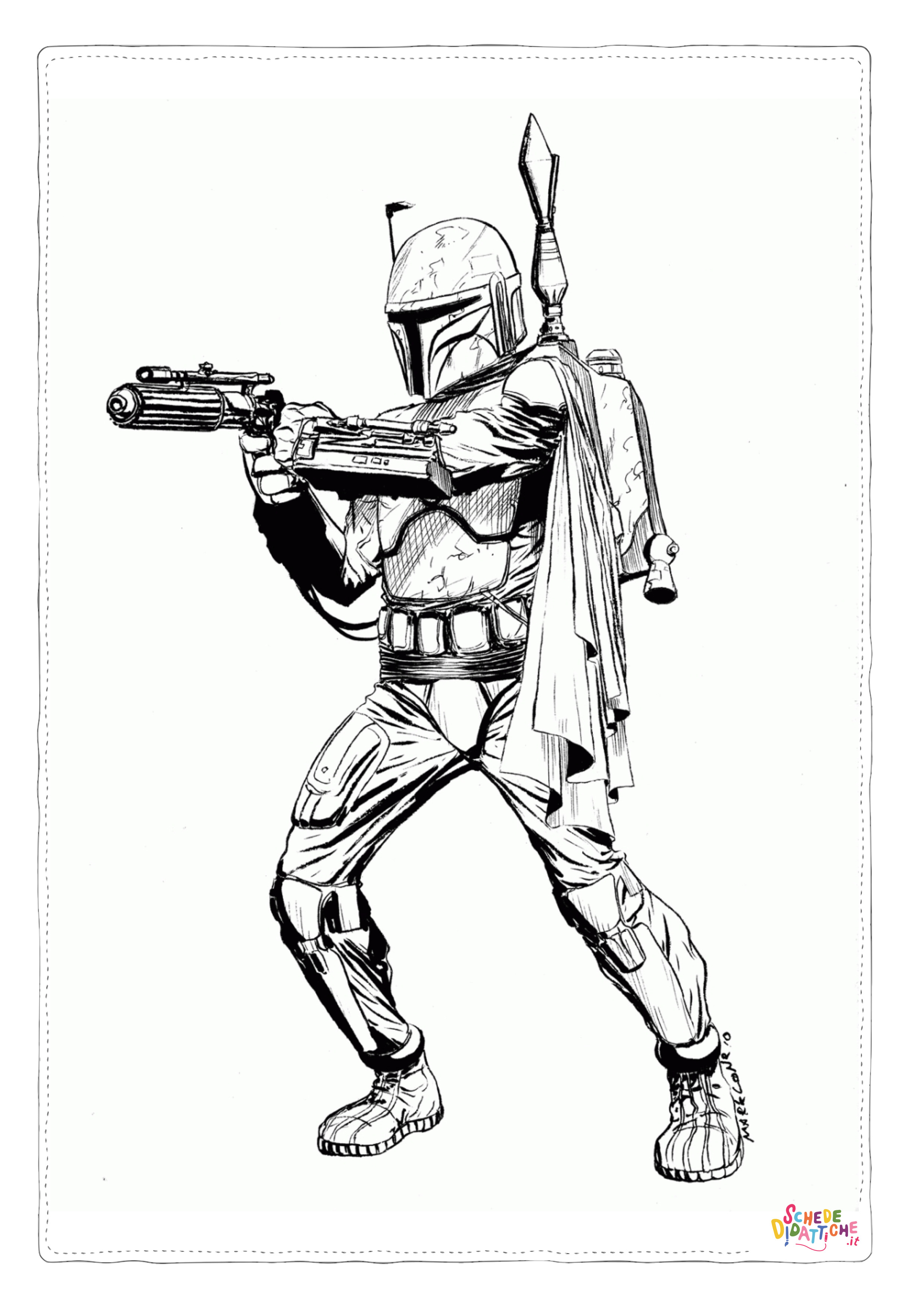 Disegno "Disegno di Star Wars da stampare e colorare 23" Disegno di Star Wars da stampare e colorare 23