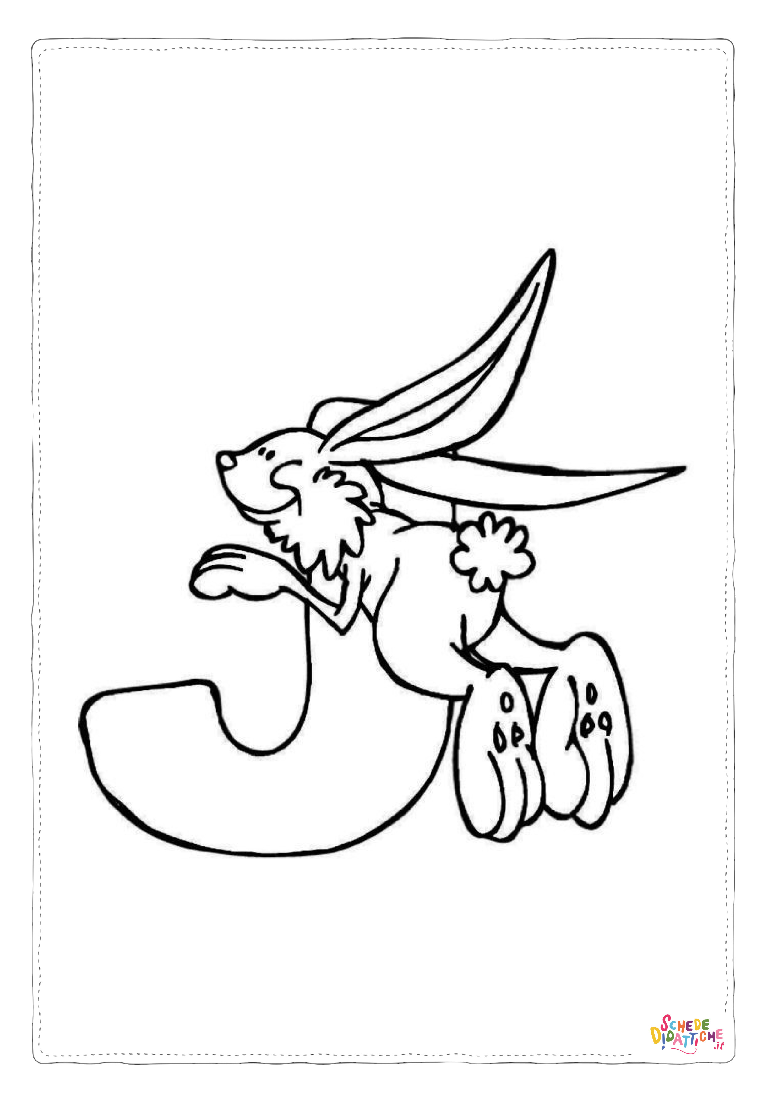 Disegno "Disegno di lettera dell'alfabeto da stampare e colorare 286" Disegno di lettera dell'alfabeto da stampare e colorare 286