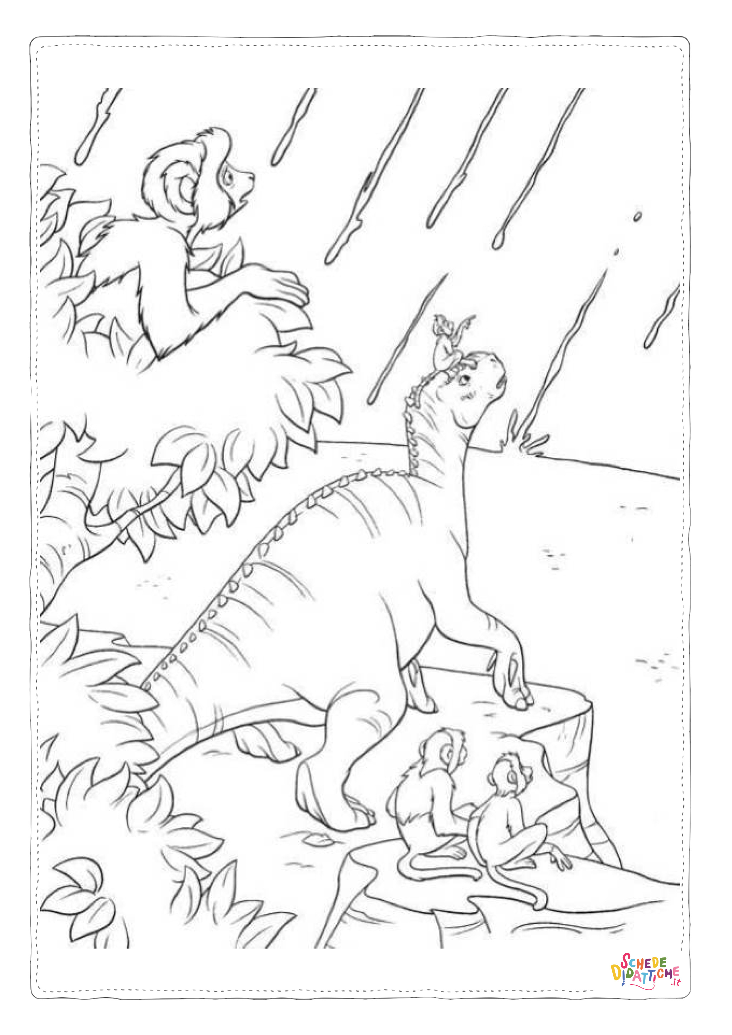 Disegno di Dinosauri - Il film da stampare e colorare 16