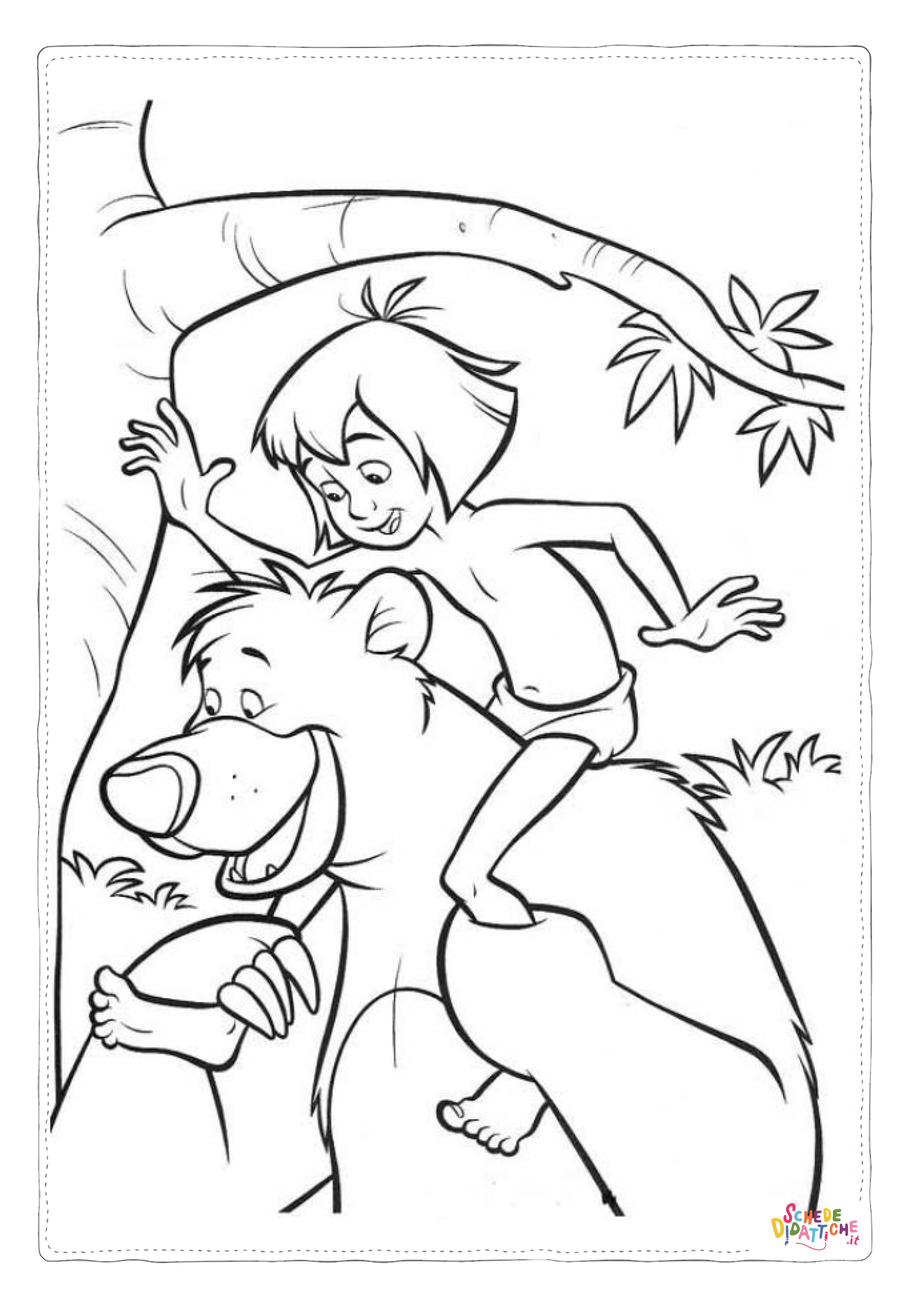 Disegno "Disegno di Il libro della giungla da stampare e colorare 118" Disegno di Il libro della giungla da stampare e colorare 118