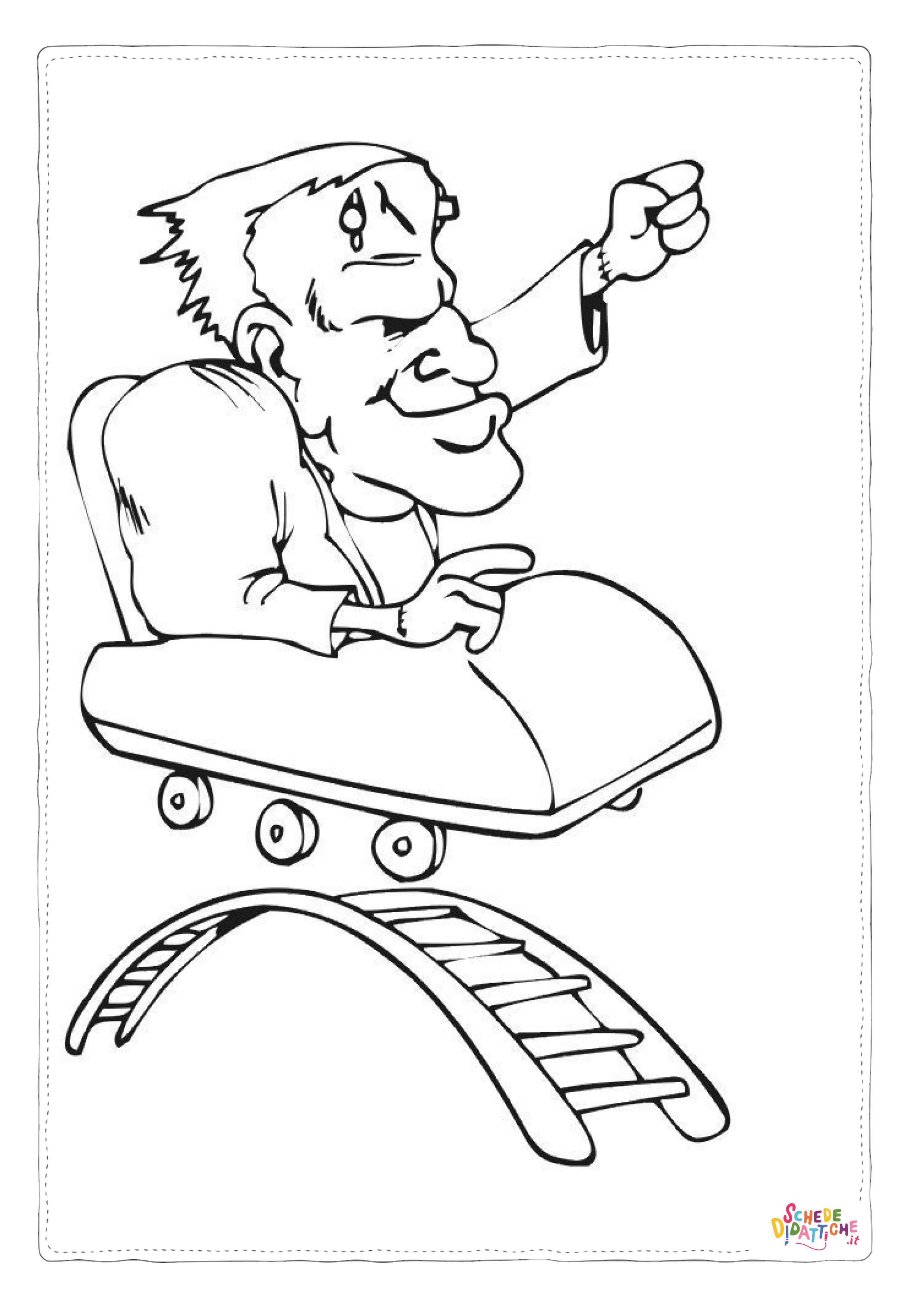 Disegno "Disegno di Frankenstein da stampare e colorare 19" Disegno di Frankenstein da stampare e colorare 19