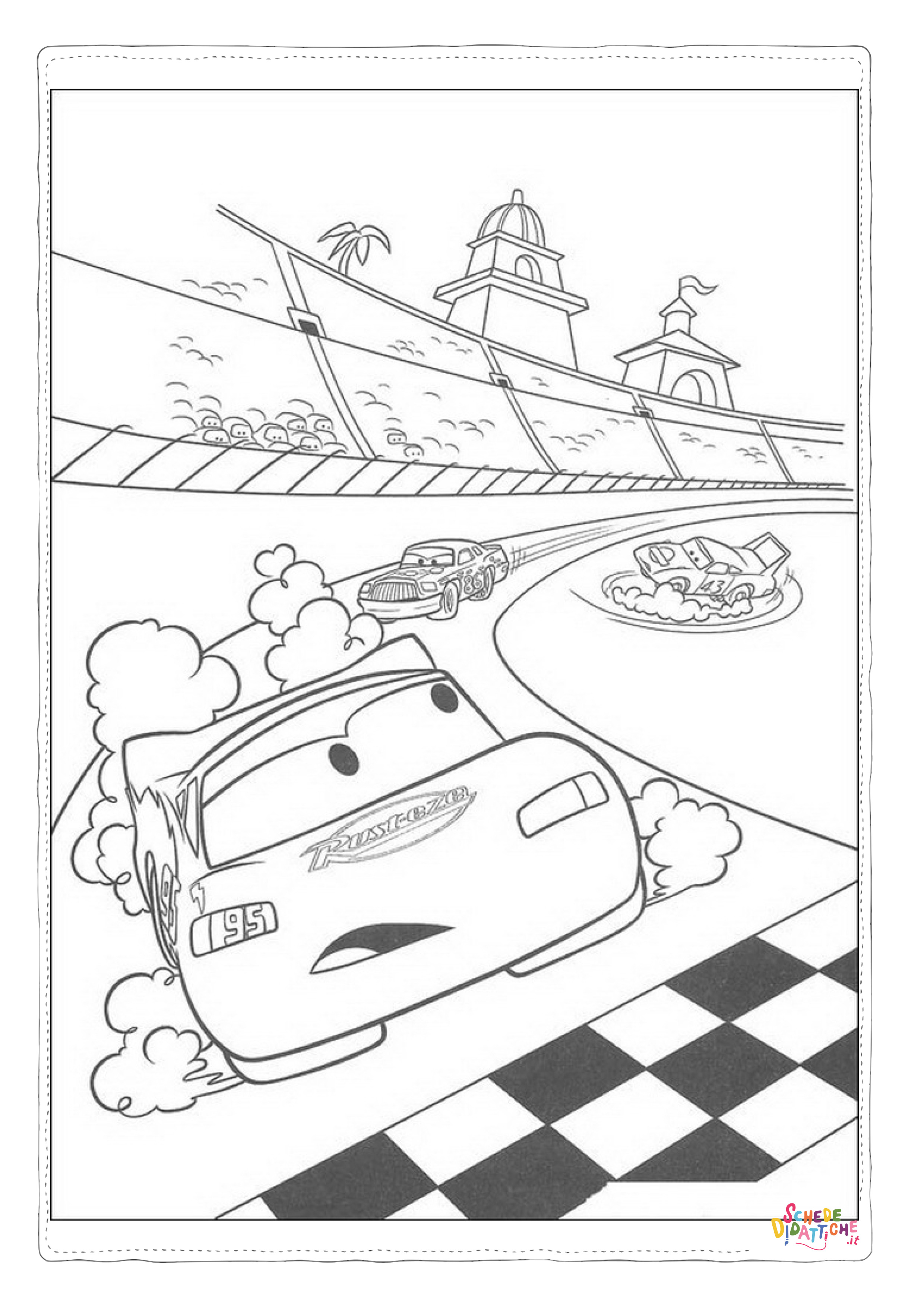 Disegno "Disegno di Cars da stampare e colorare 188" Disegno di Cars da stampare e colorare 188