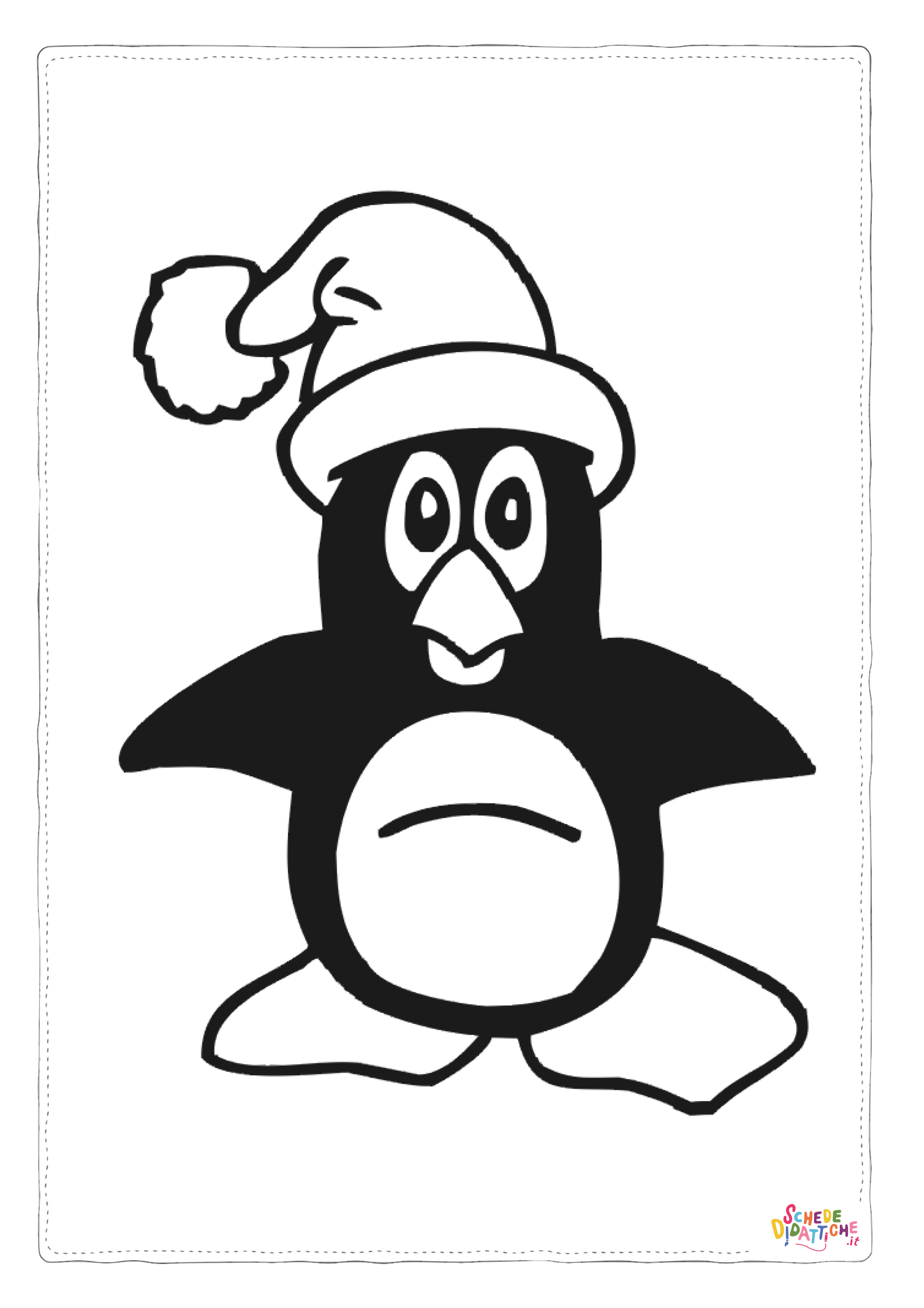 Disegno di pinguino da stampare e colorare 45