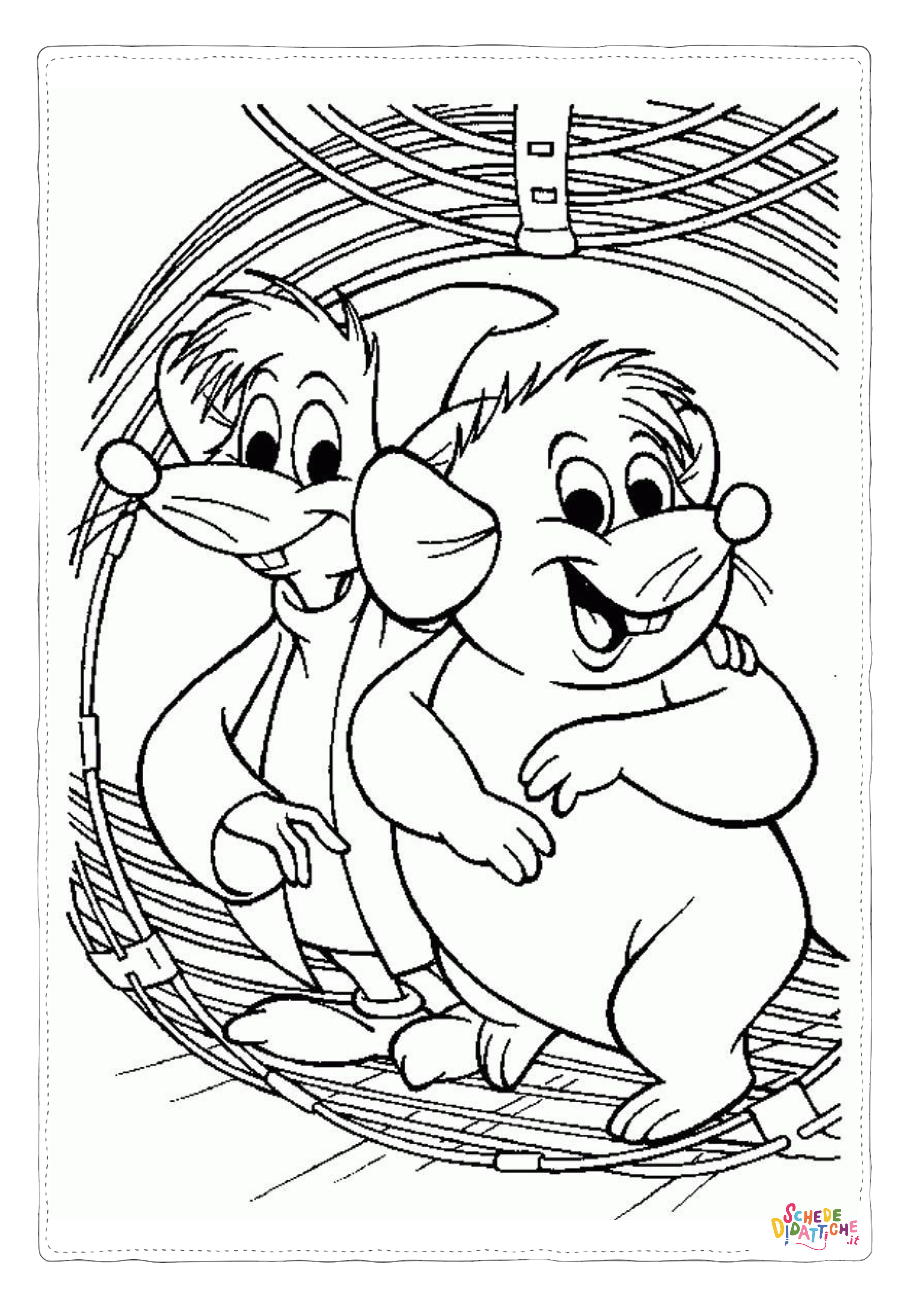 Disegno "Disegno di Cenerentola da stampare e colorare 114" Disegno di Cenerentola da stampare e colorare 114