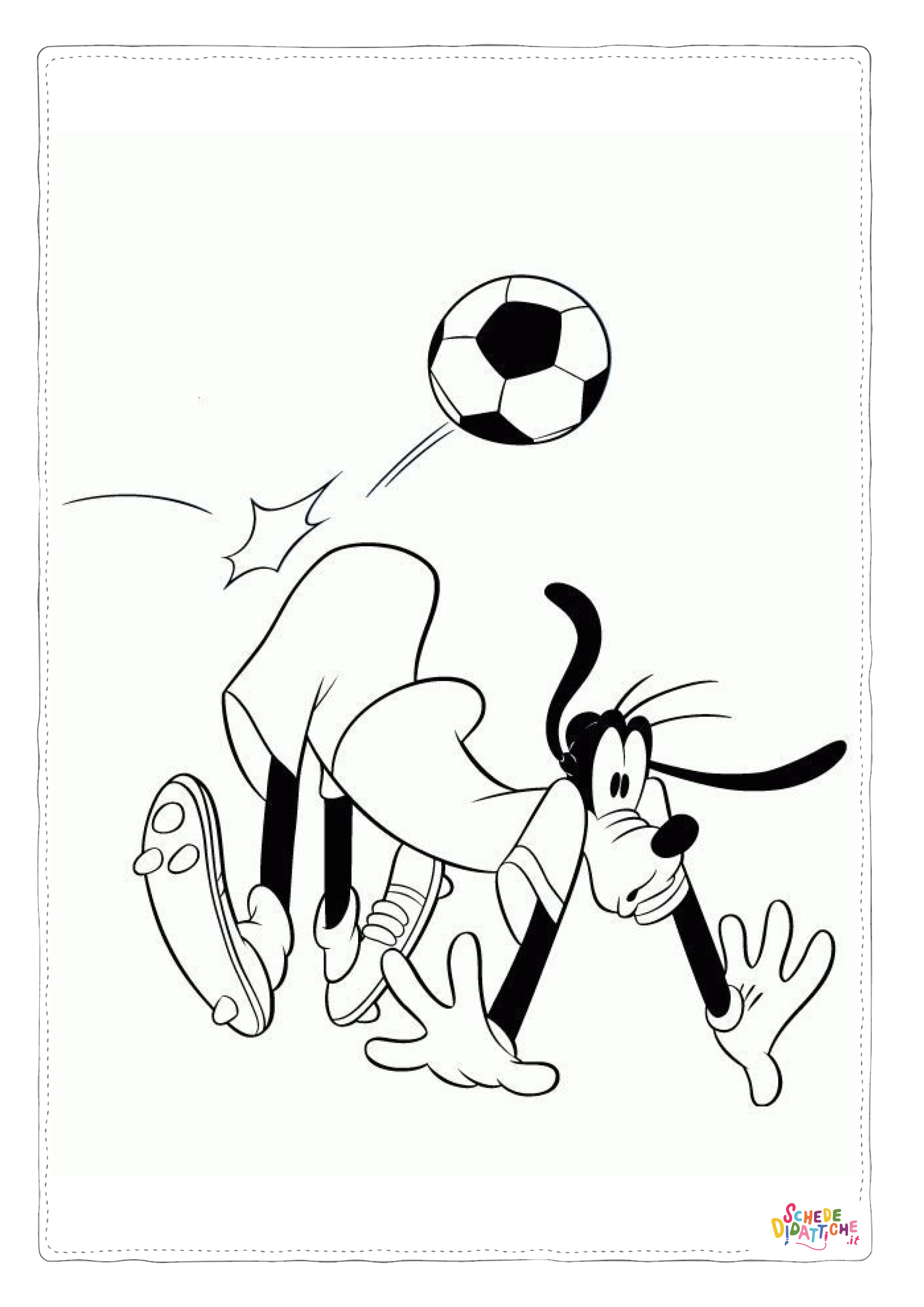 Disegno "Disegno di Pippo da stampare e colorare 78" Disegno di Pippo da stampare e colorare 78