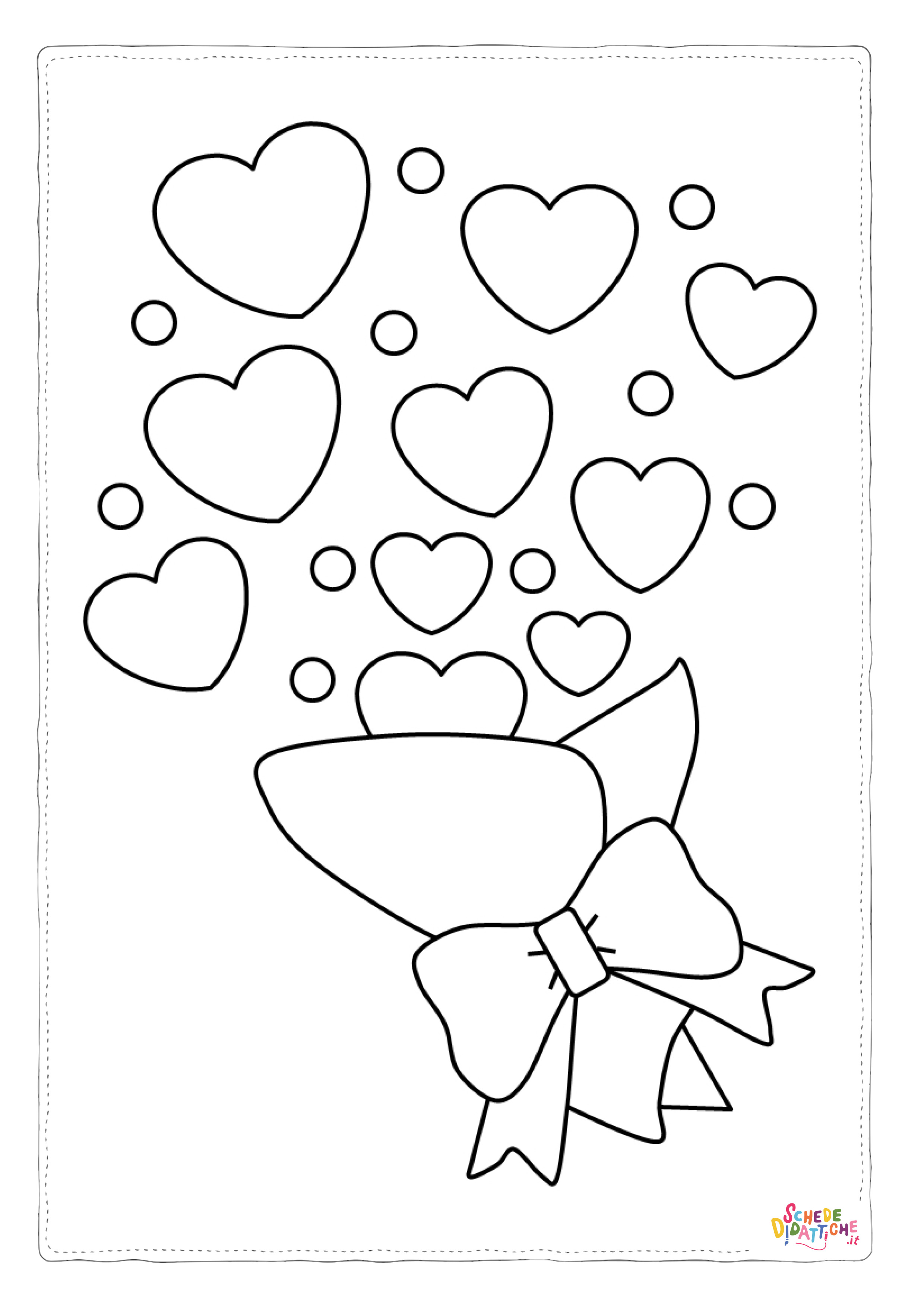 Disegno "Disegno di cuore da stampare e colorare 14" Disegno di cuore da stampare e colorare 14