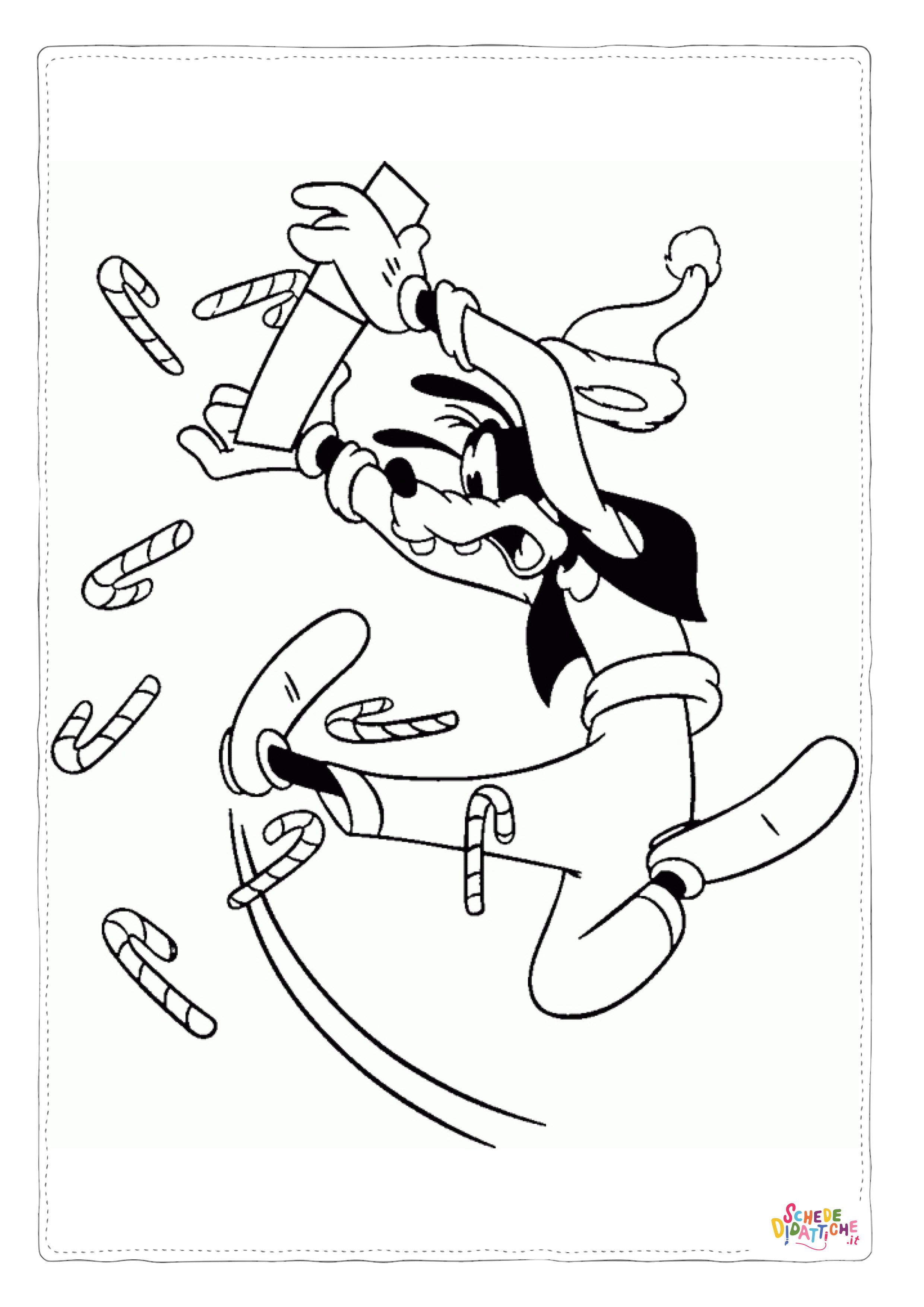 Disegno "Disegno di Pippo da stampare e colorare 8" Disegno di Pippo da stampare e colorare 8