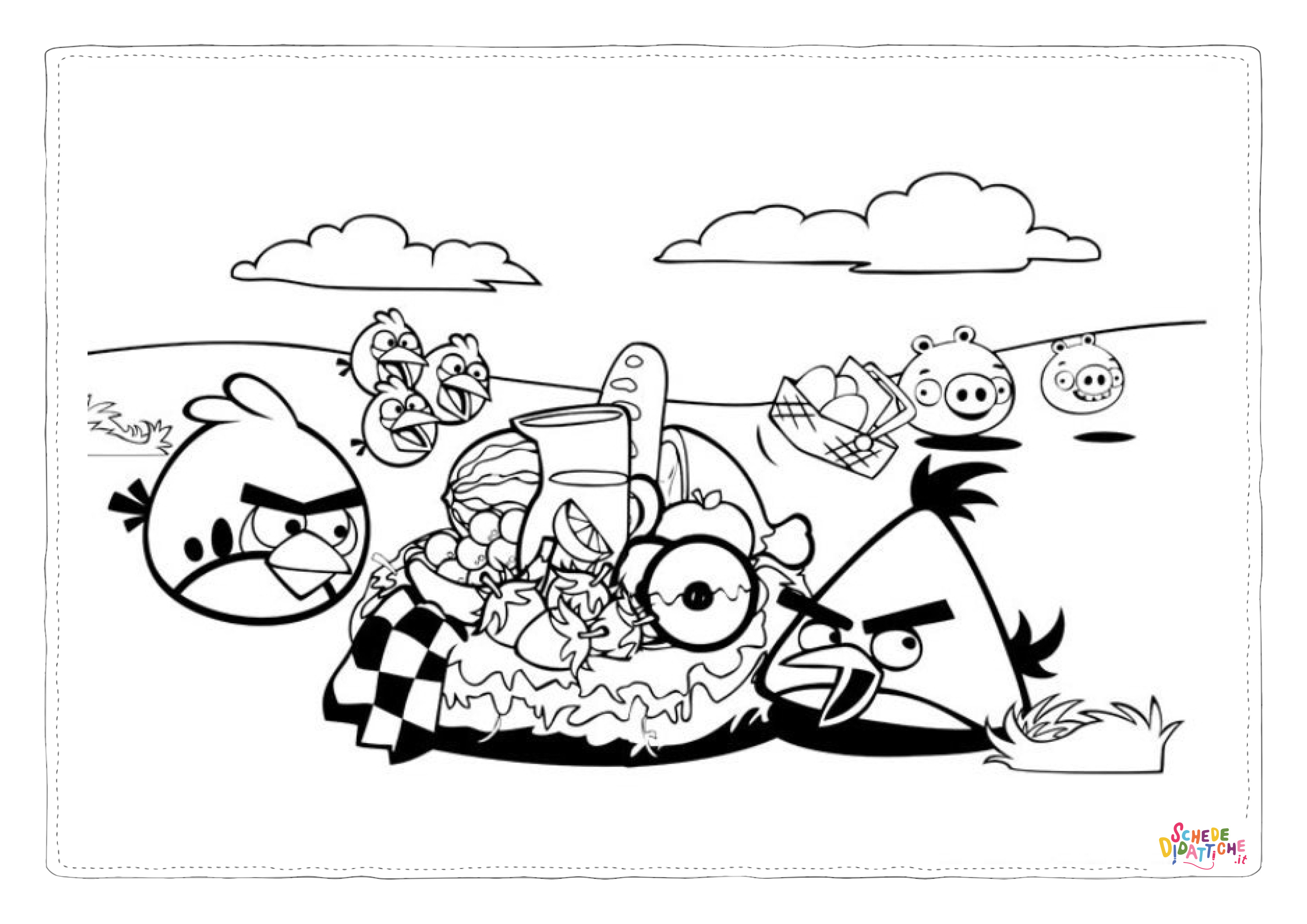 Disegno "Disegno di Angry birds da stampare e colorare 66" Disegno di Angry birds da stampare e colorare 66