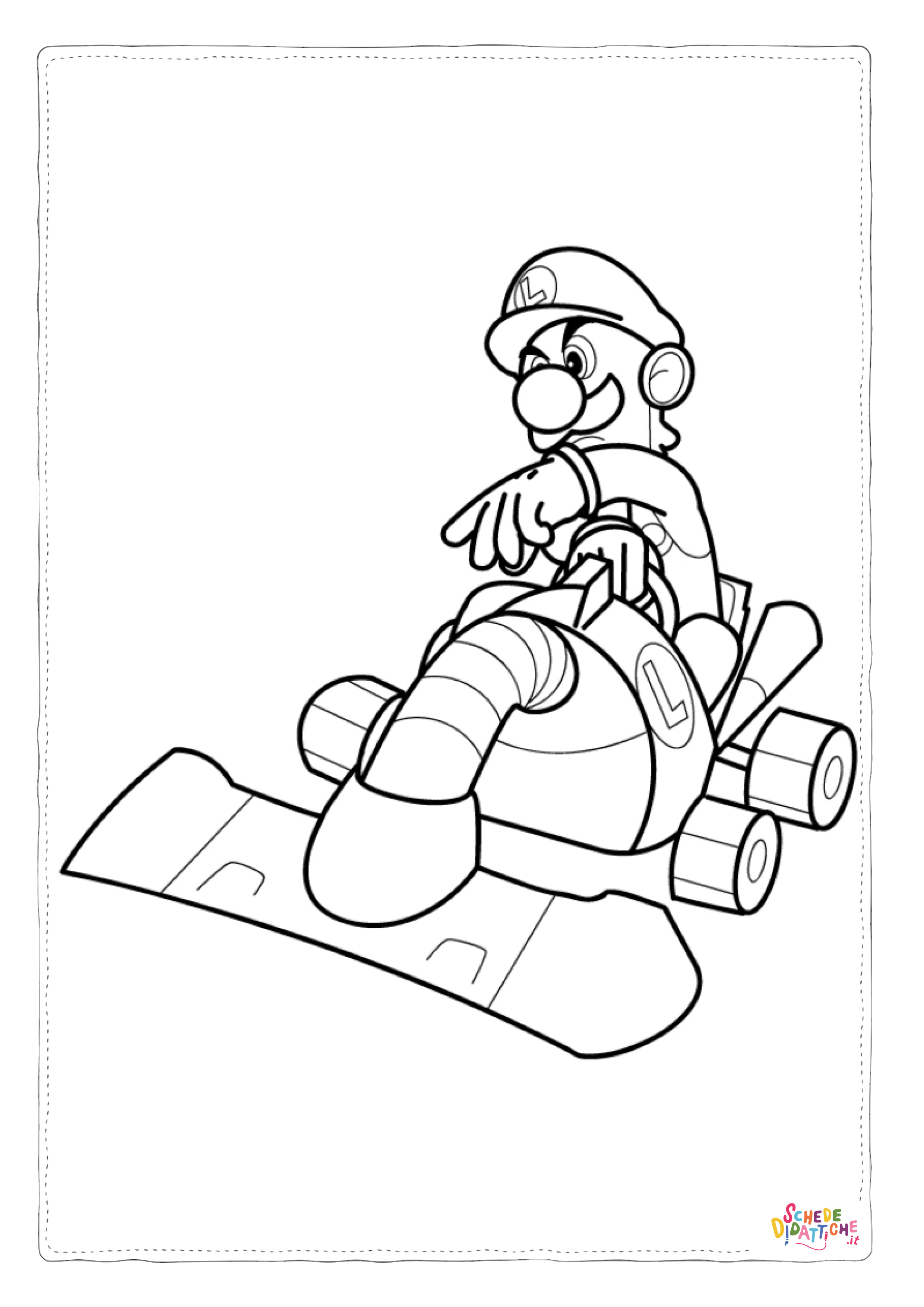 Disegno di Super Mario da stampare e colorare 62