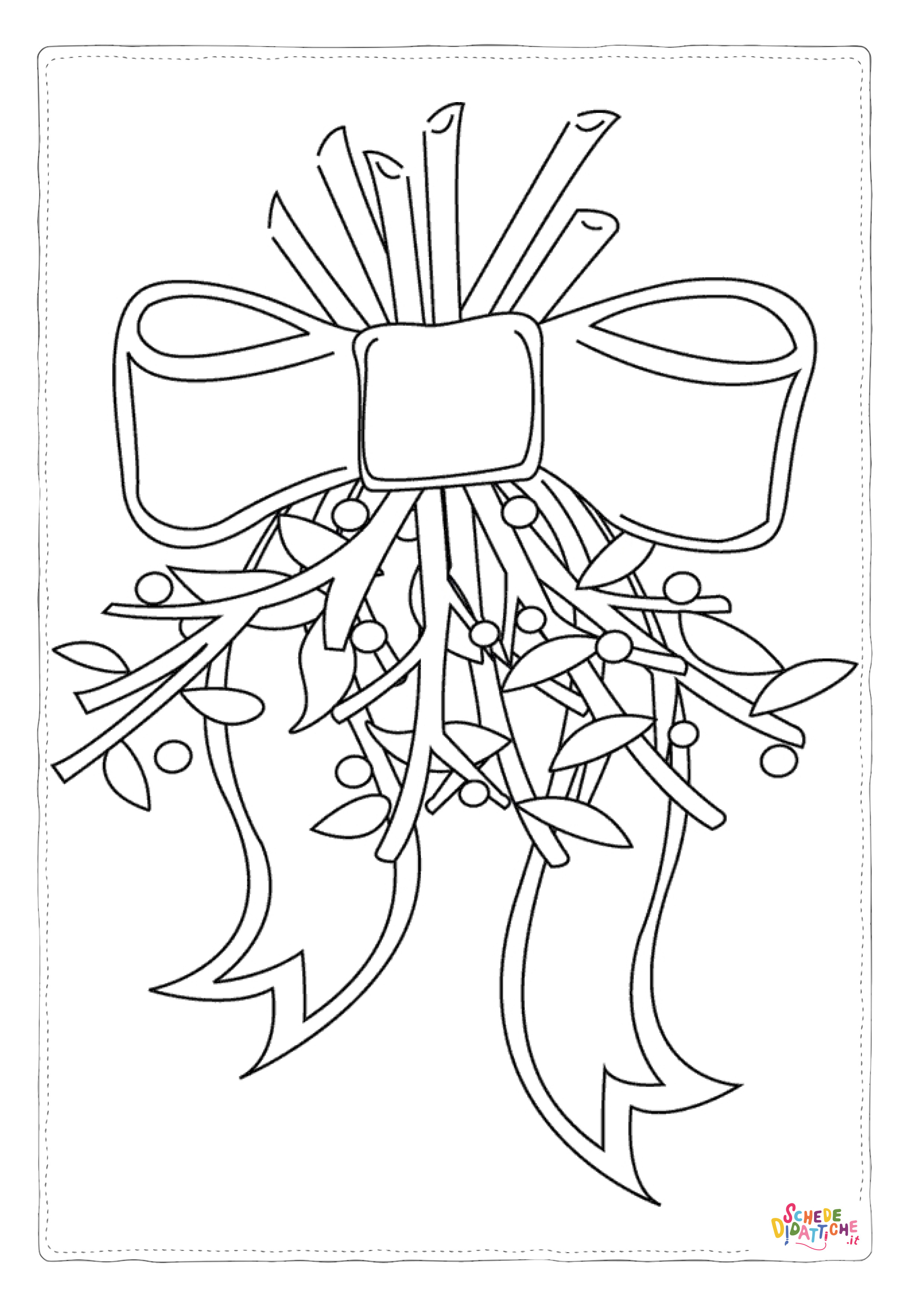 Disegno di decorazione da appendere da stampare e colorare 10
