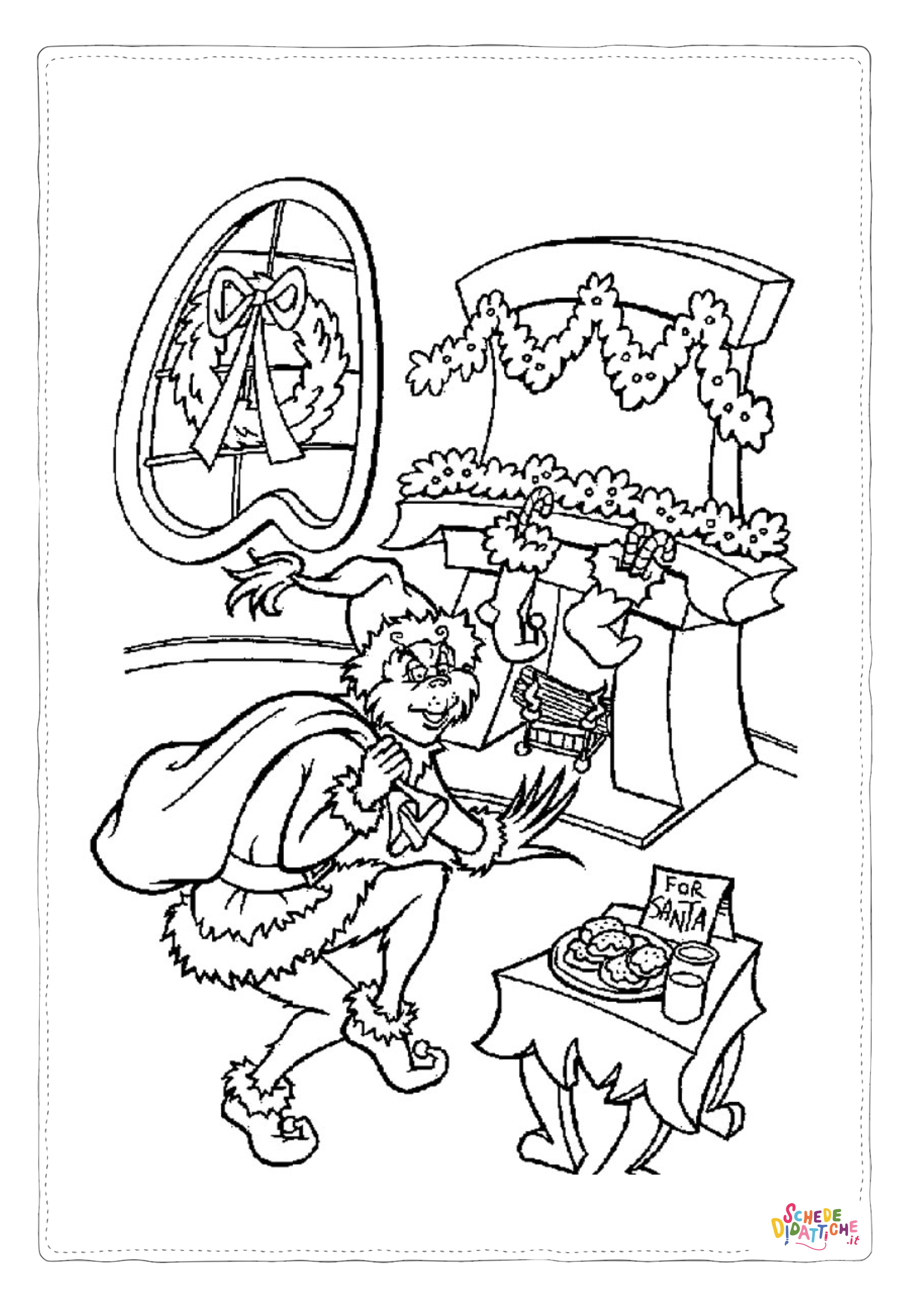 Disegno di Il Grinch da stampare e colorare 6