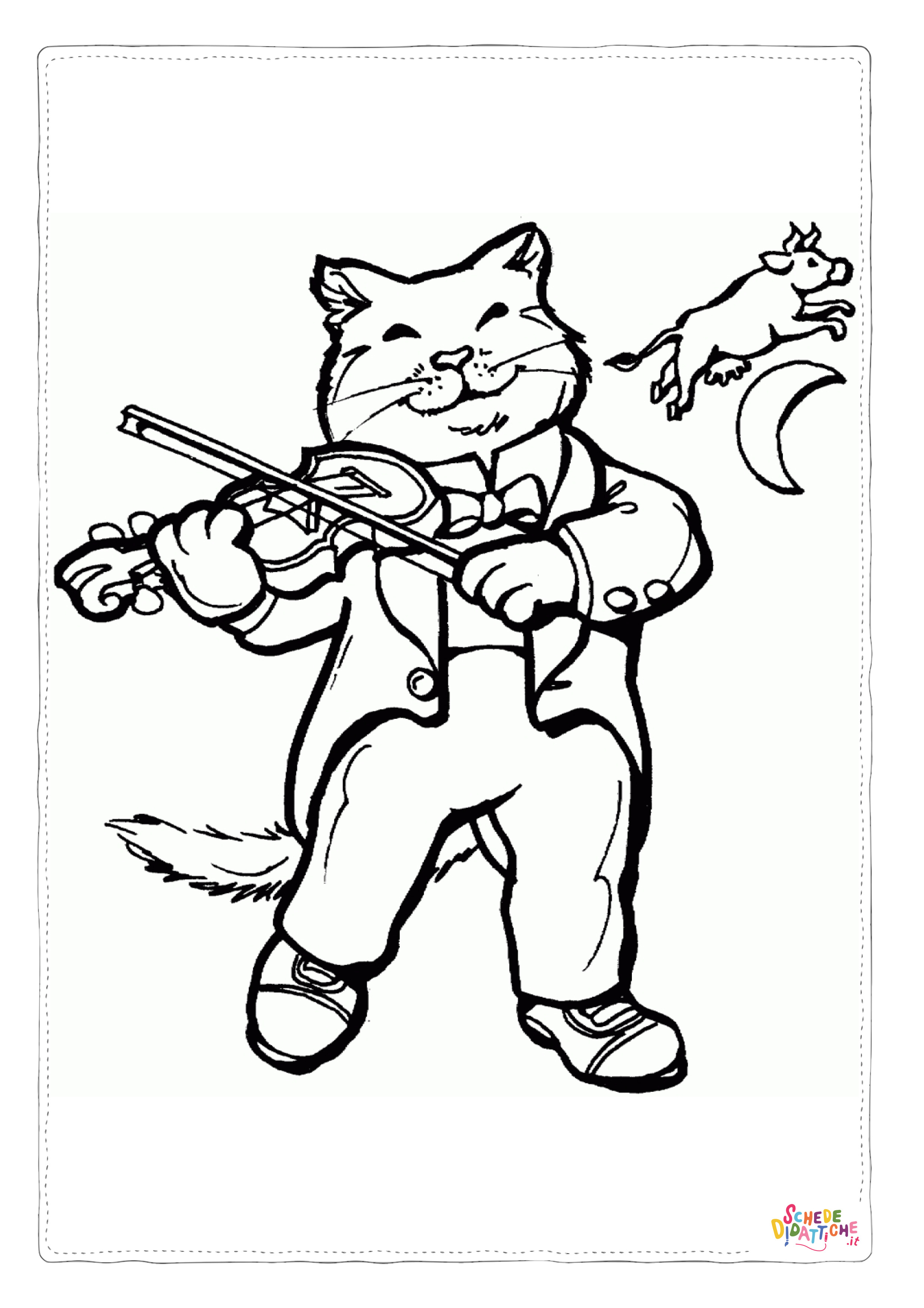 Disegno di musicista da stampare e colorare 7