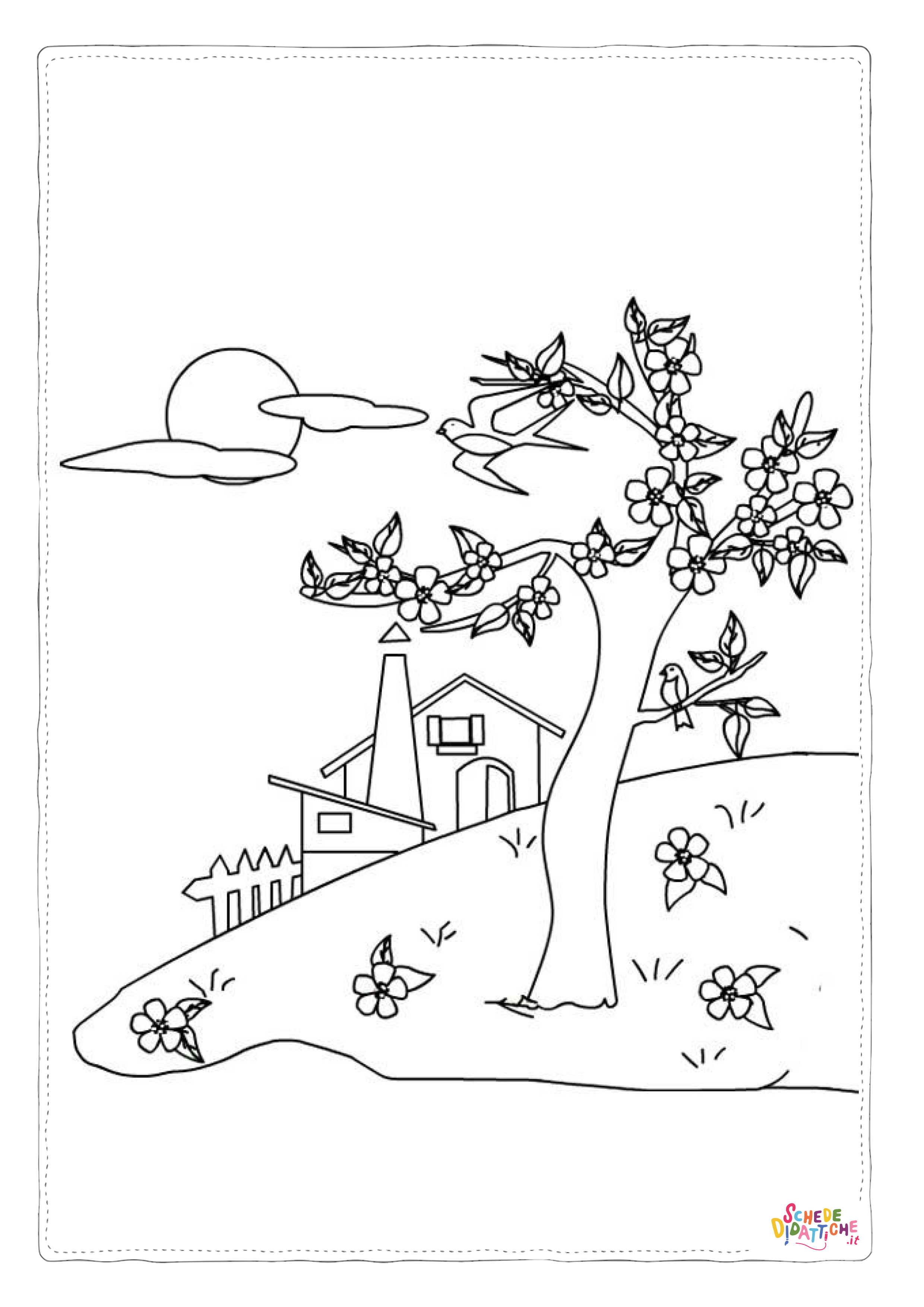 Disegno "Paesaggi primavera (8)" Paesaggi primavera (8)