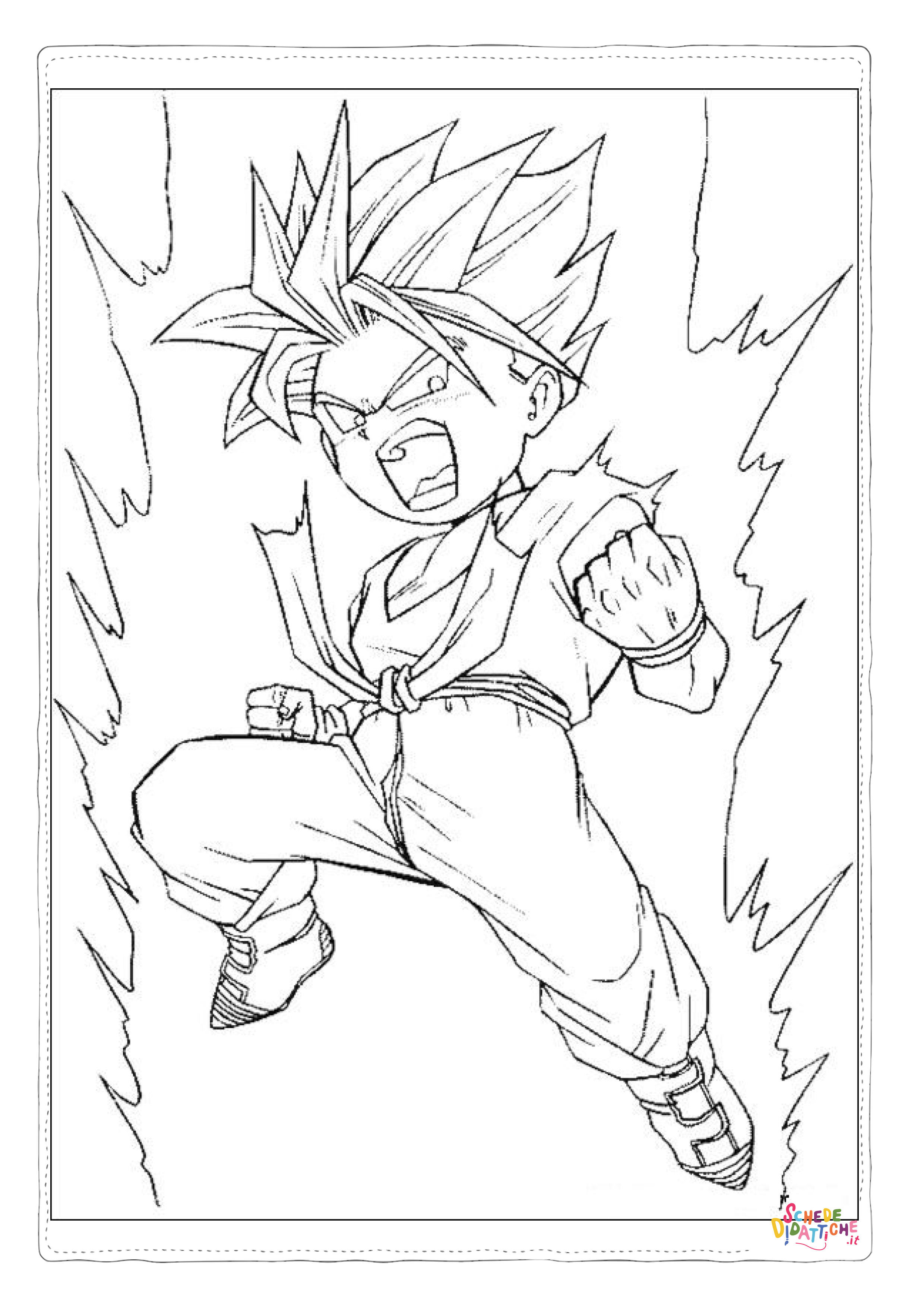 Disegno di Dragon Ball da stampare e colorare 115