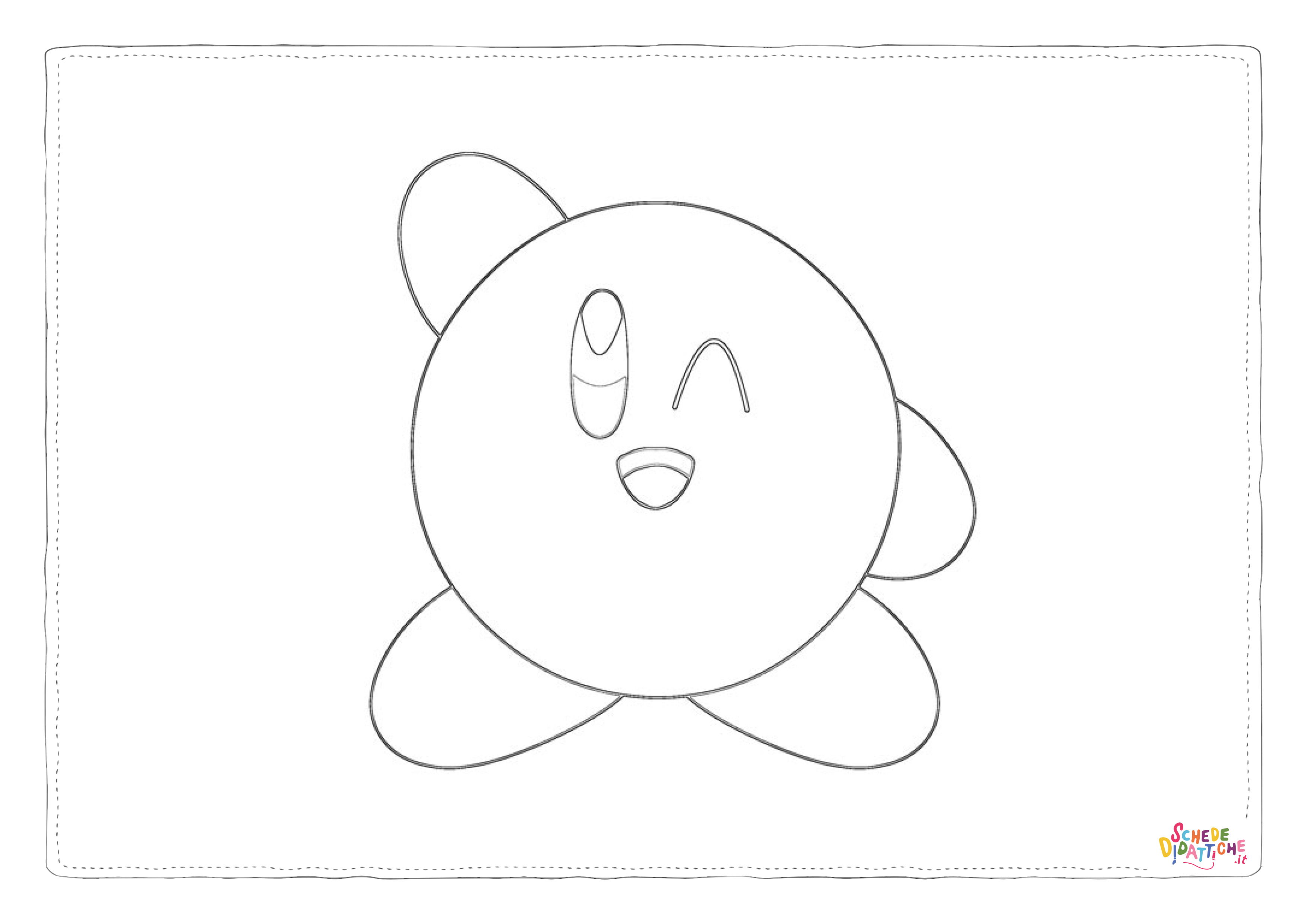 Disegno "Disegno di Meta Knight da stampare e colorare 1" Disegno di Meta Knight da stampare e colorare 1