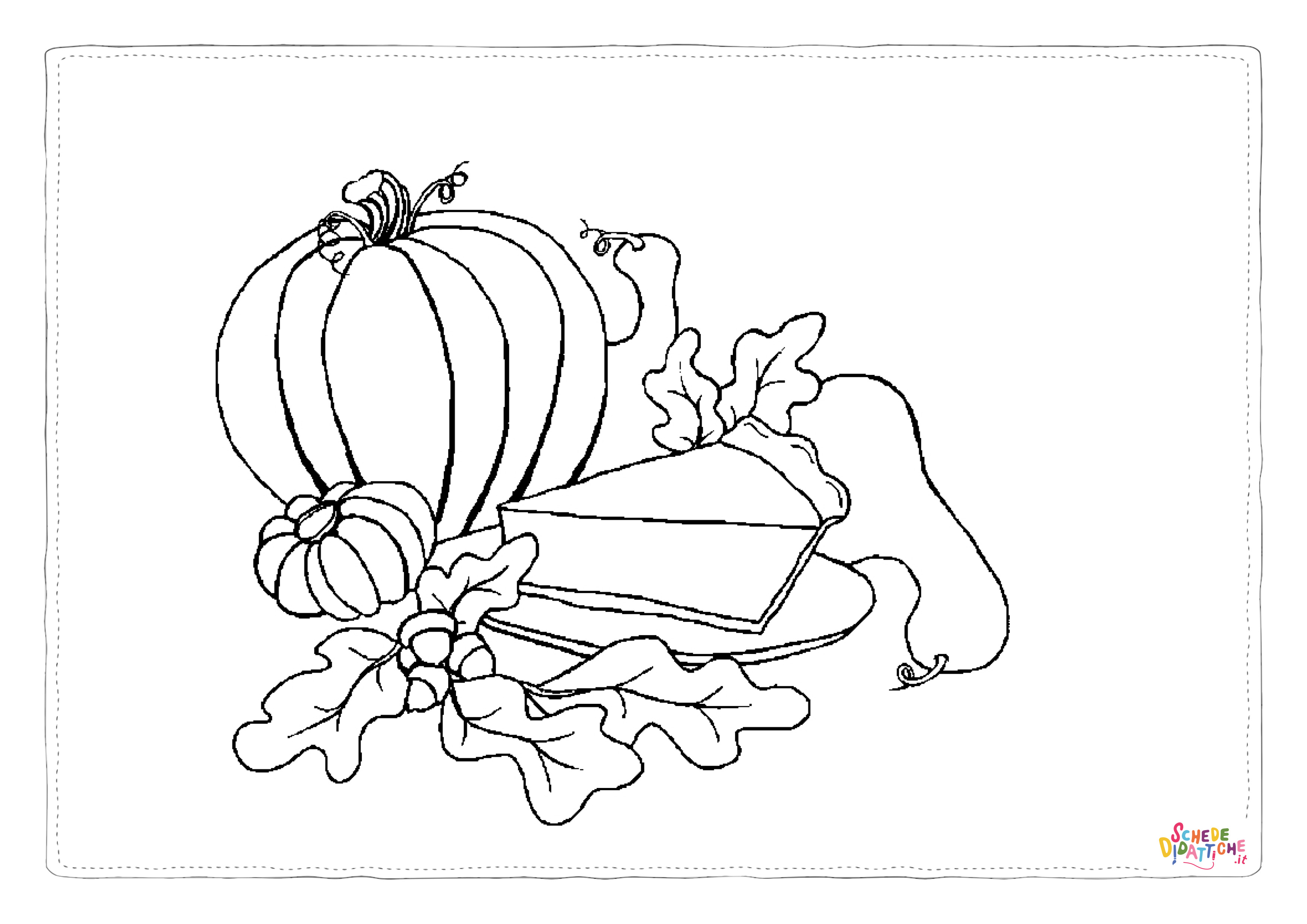 Disegno "Disegno di zucca da stampare e colorare 6" Disegno di zucca da stampare e colorare 6