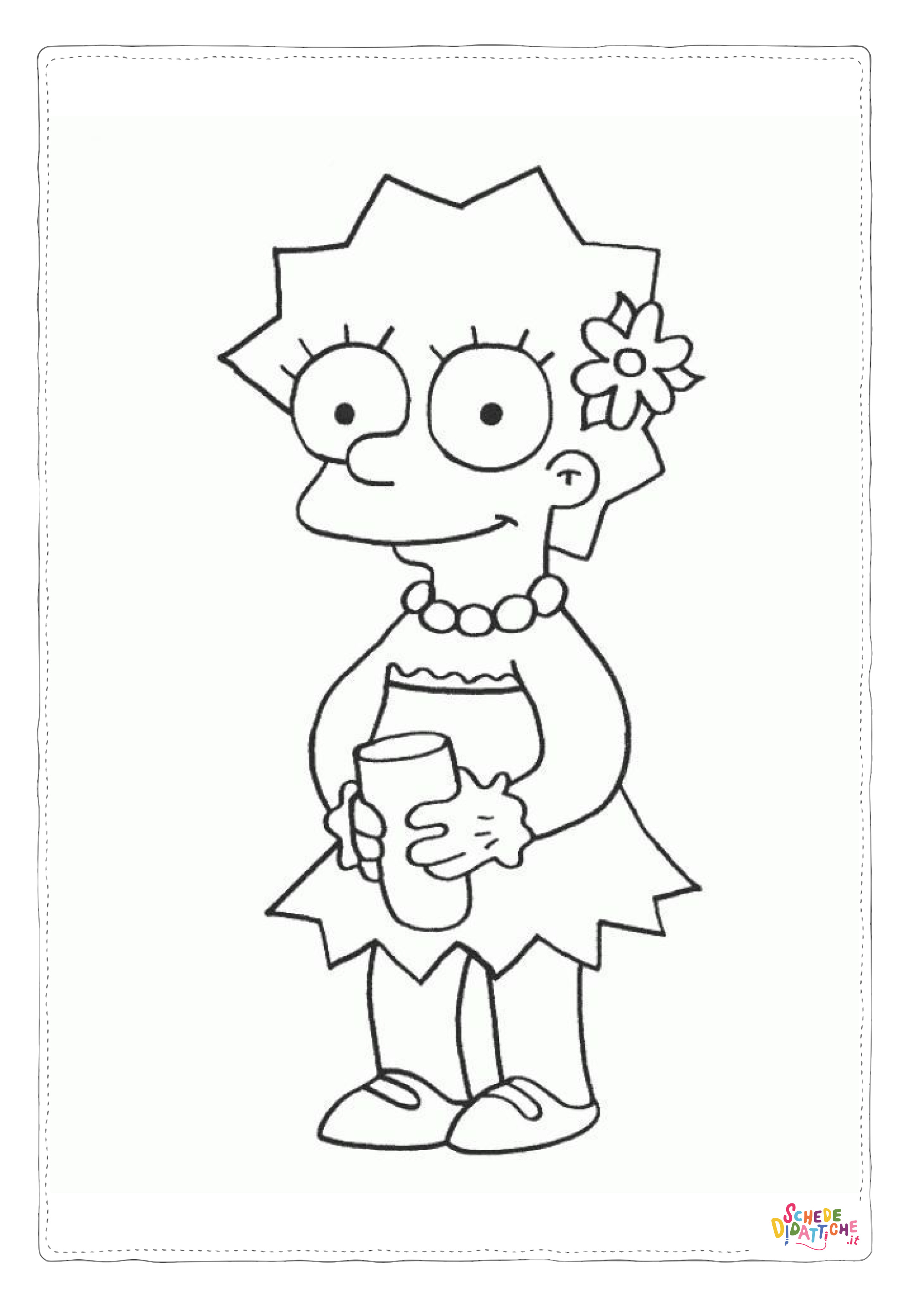 Disegno di I Simpson da stampare e colorare 66