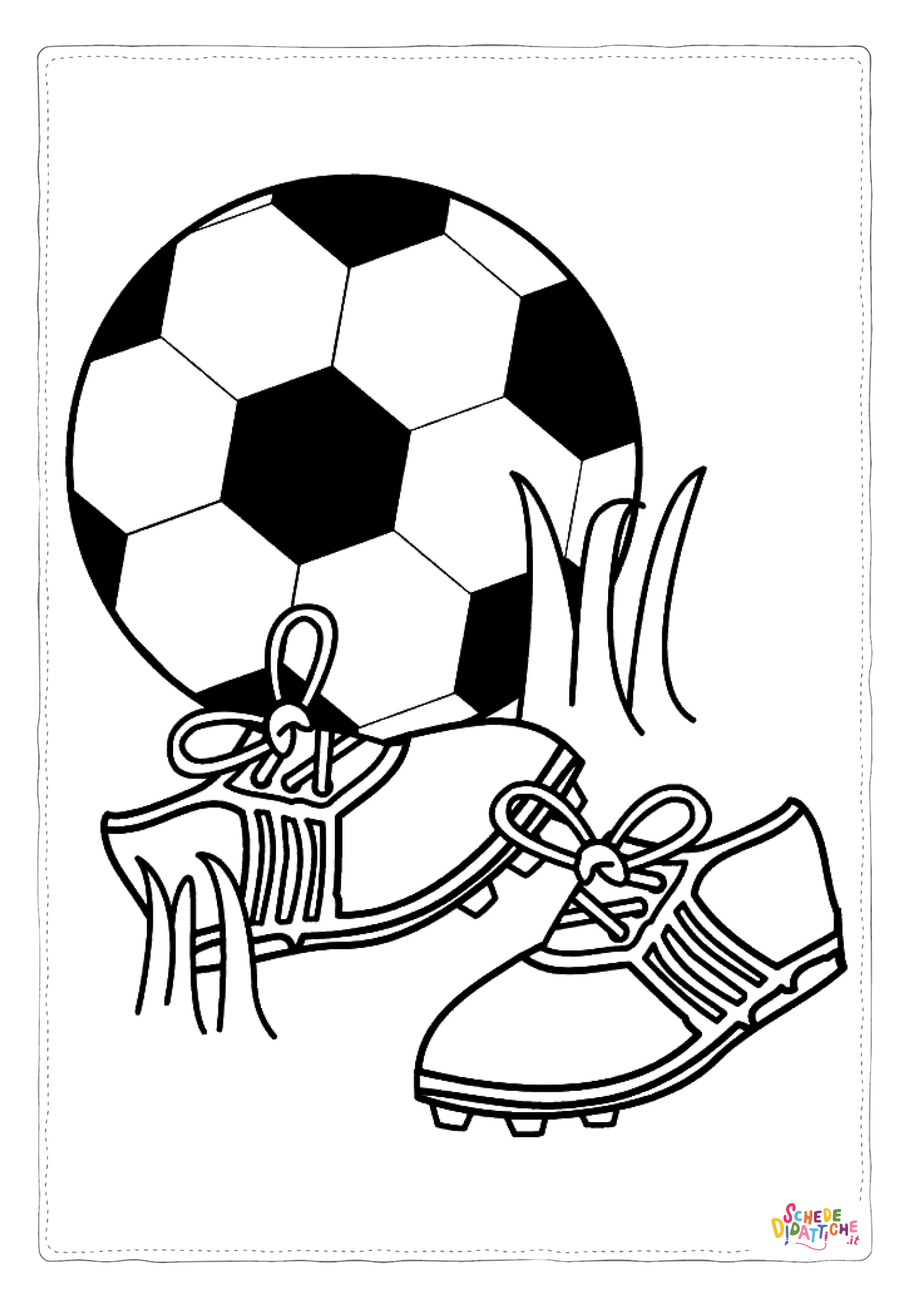 Disegno "Disegno di pallone da stampare e colorare 2" Disegno di pallone da stampare e colorare 2
